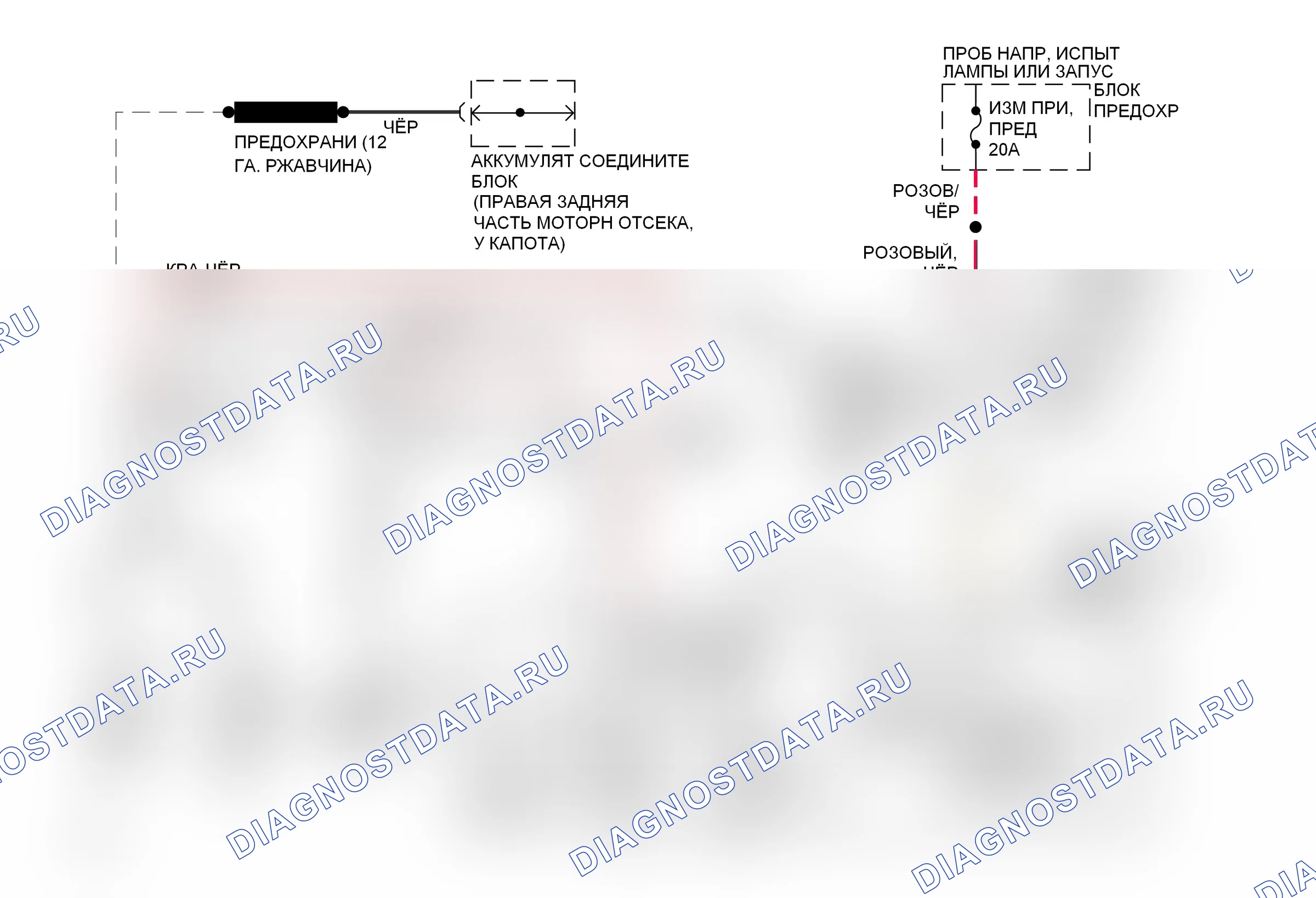 Стартер/генератор 5.0л — 5,0л (VIN H), электросхема генератора — 5,0л (VIN H), электросхема генератора. GMC Pickup K2500  (1985-2000)