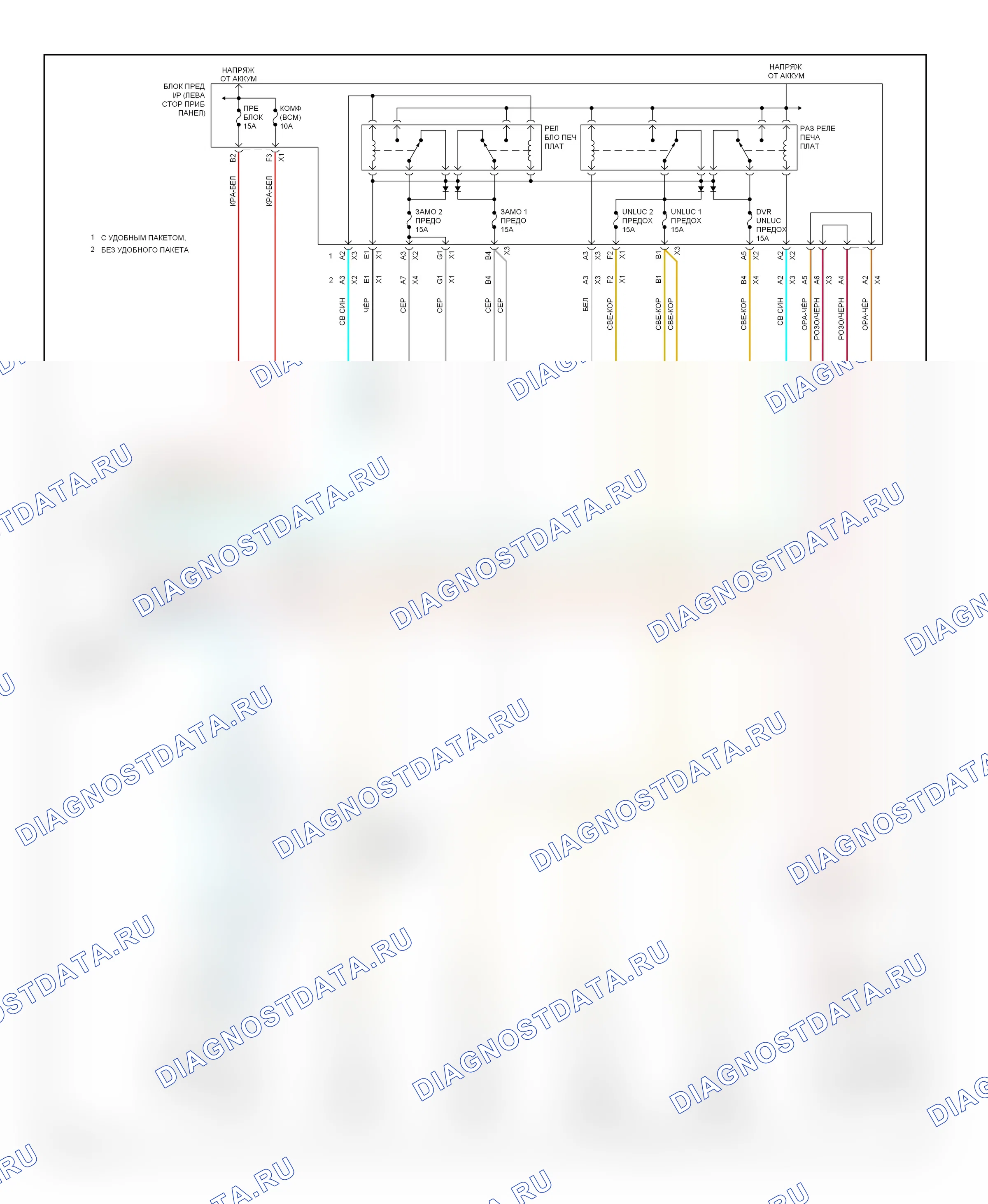Центральный замок — Электросхема центрального замка, базовый комплект — Электросхема центрального замка, базовый комплект. GMC Sierra 3500 HD  (2007-2012)