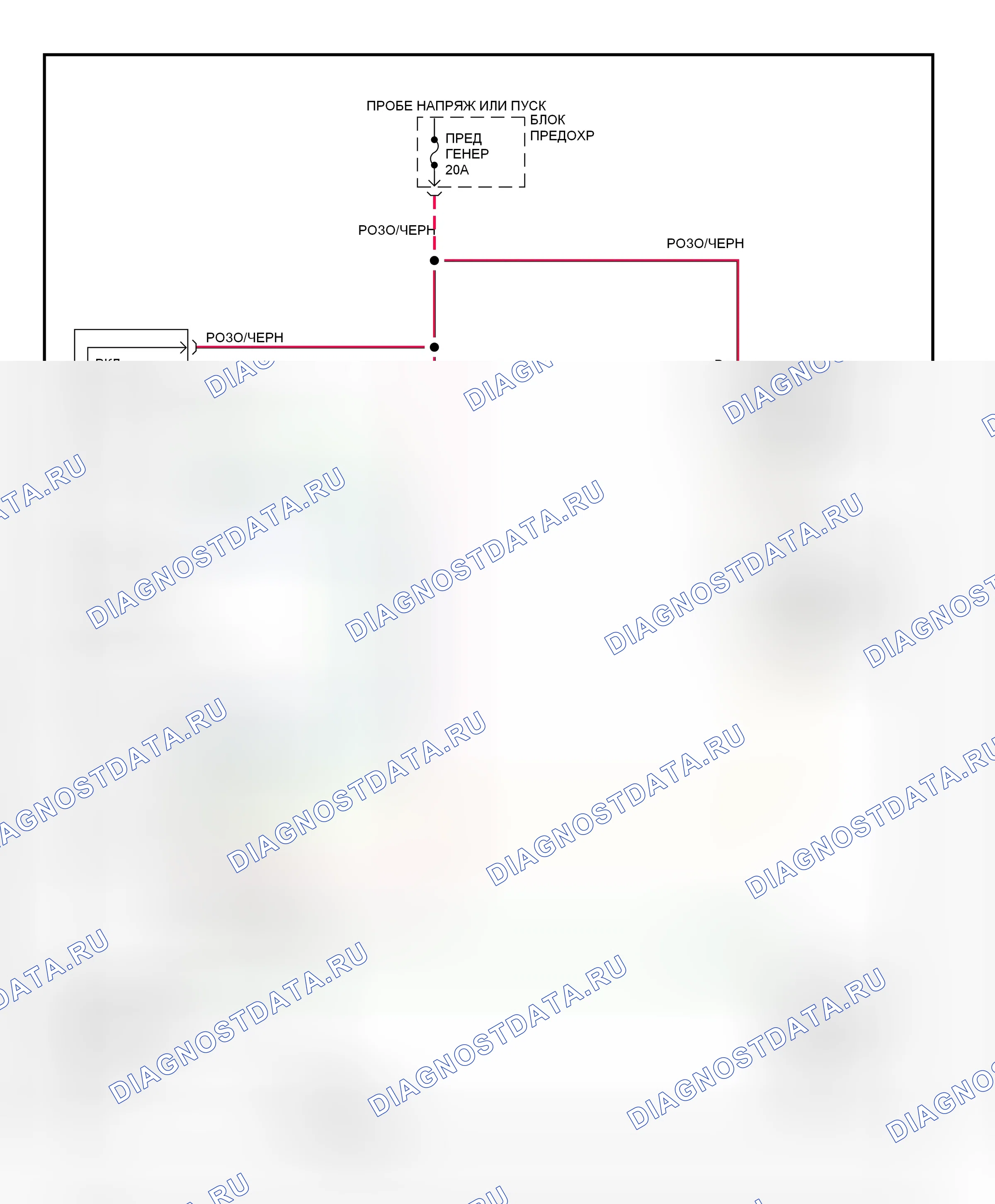 Круиз-контроль 5.7л — Электросхема круиз-контроля, корпус привода — Электросхема круиз-контроля, корпус привода. GMC Vandura G3500  (1985-1996)