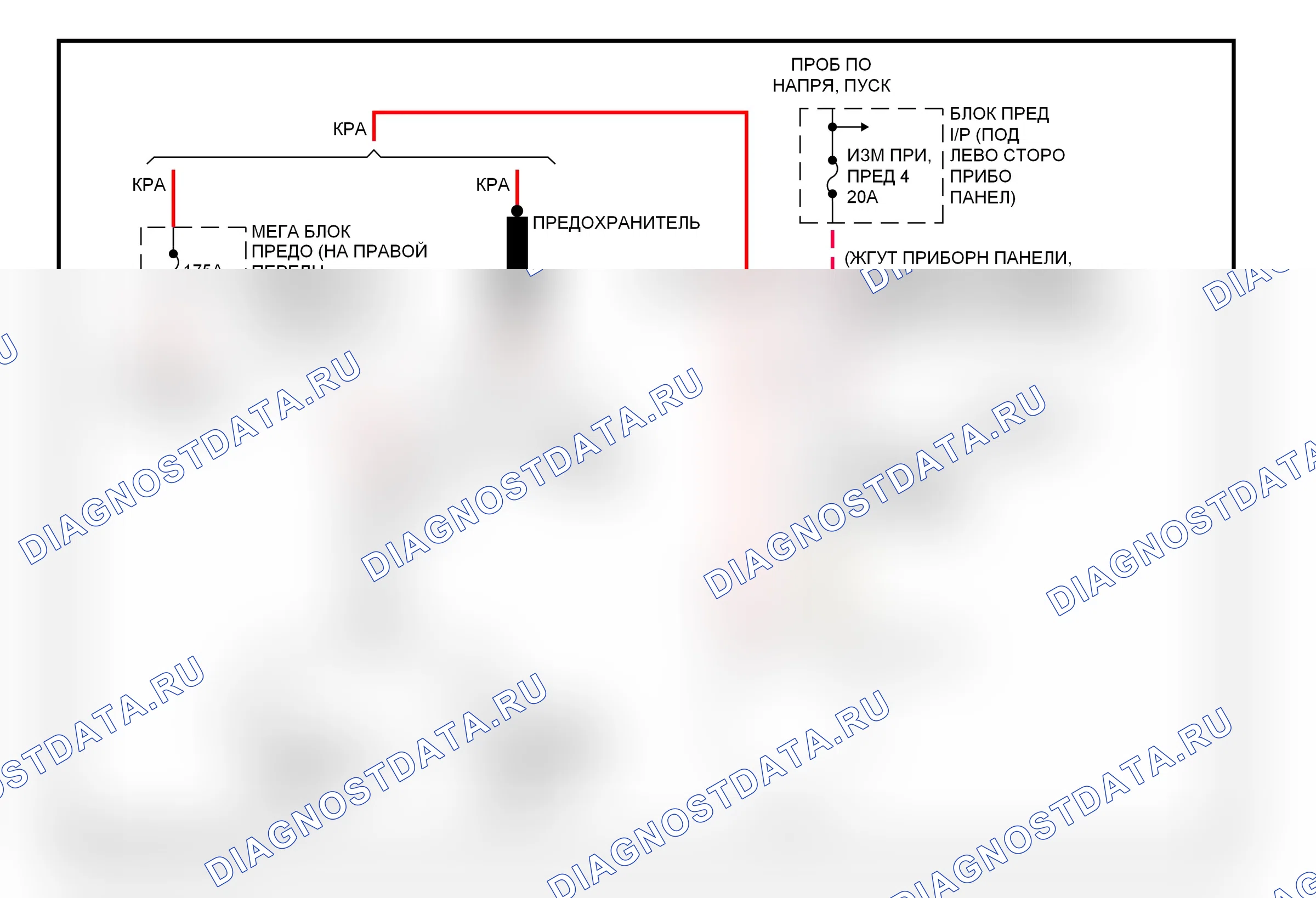 Стартер/генератор 5.7л — 5,7л VIN R, электросхема генератора — 5,7л VIN R, электросхема генератора. GMC Yukon Denali  (2000-2000)