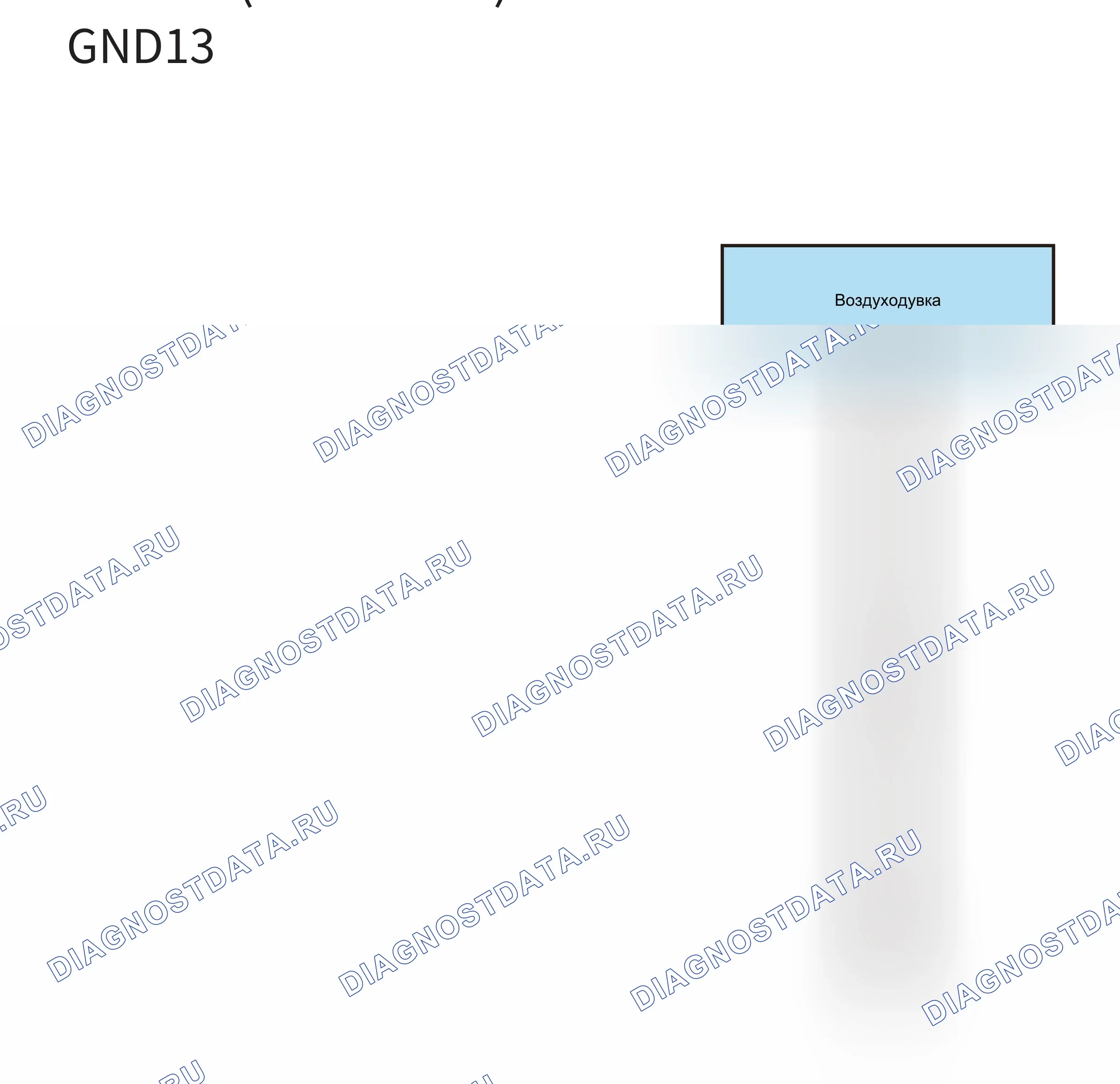 Точки заземления — Точки заземления — GND13(GW4C20C) — Точки заземления — GND13(GW4C20C). Great-Wall Poer King Kong I (2022-2026)