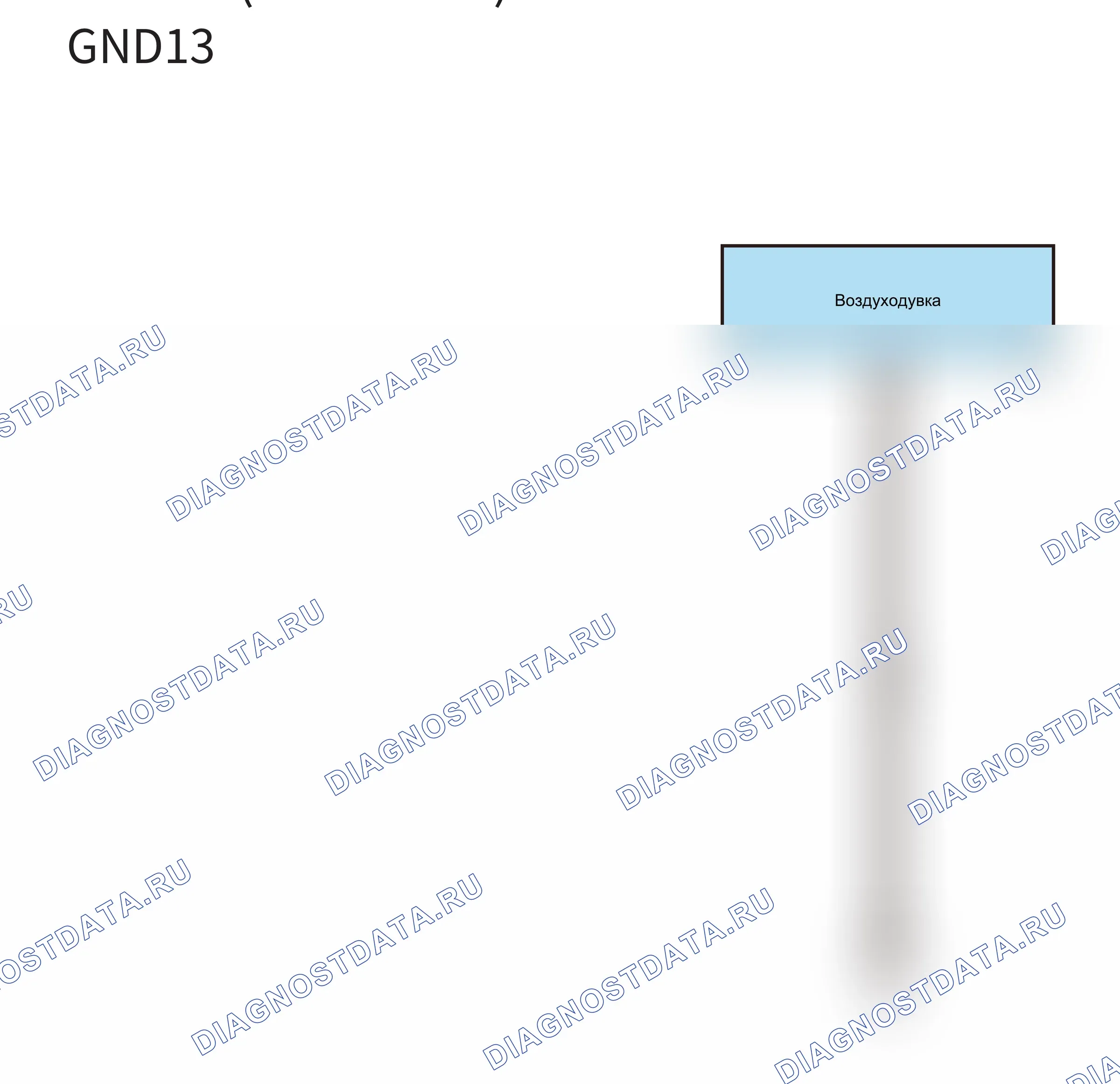 Точки заземления — Точки заземления — GND13(GW4C20C) — Точки заземления — GND13(GW4C20C). Great-Wall Poer King Kong I (2022-2026)