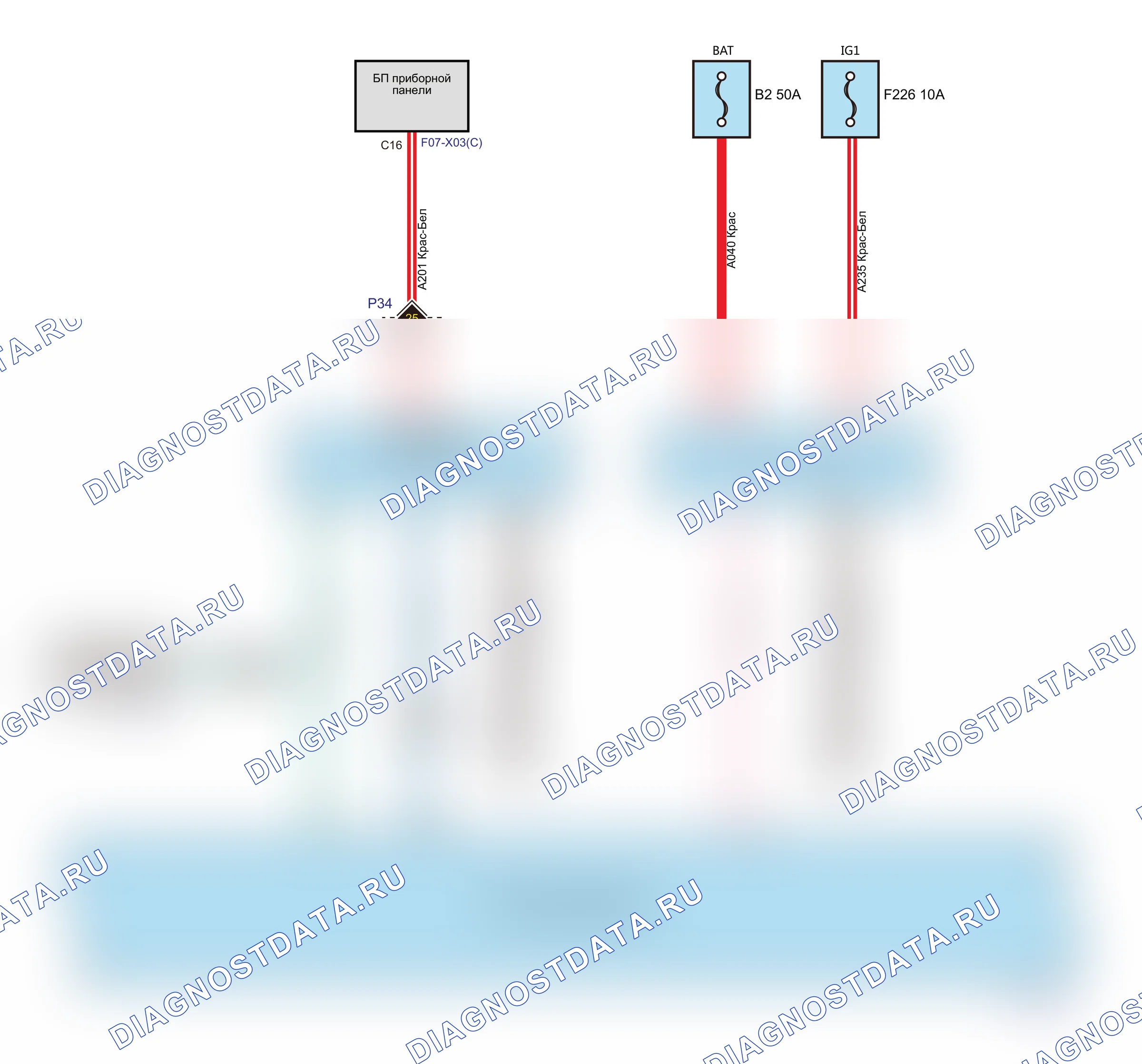 Управление двигателем — Электросхема управления двигателем (GW4G15M) — Электросхема управления двигателем (GW4G15M), Схема 7 из 8. Haval Chitu I (2021-2026)