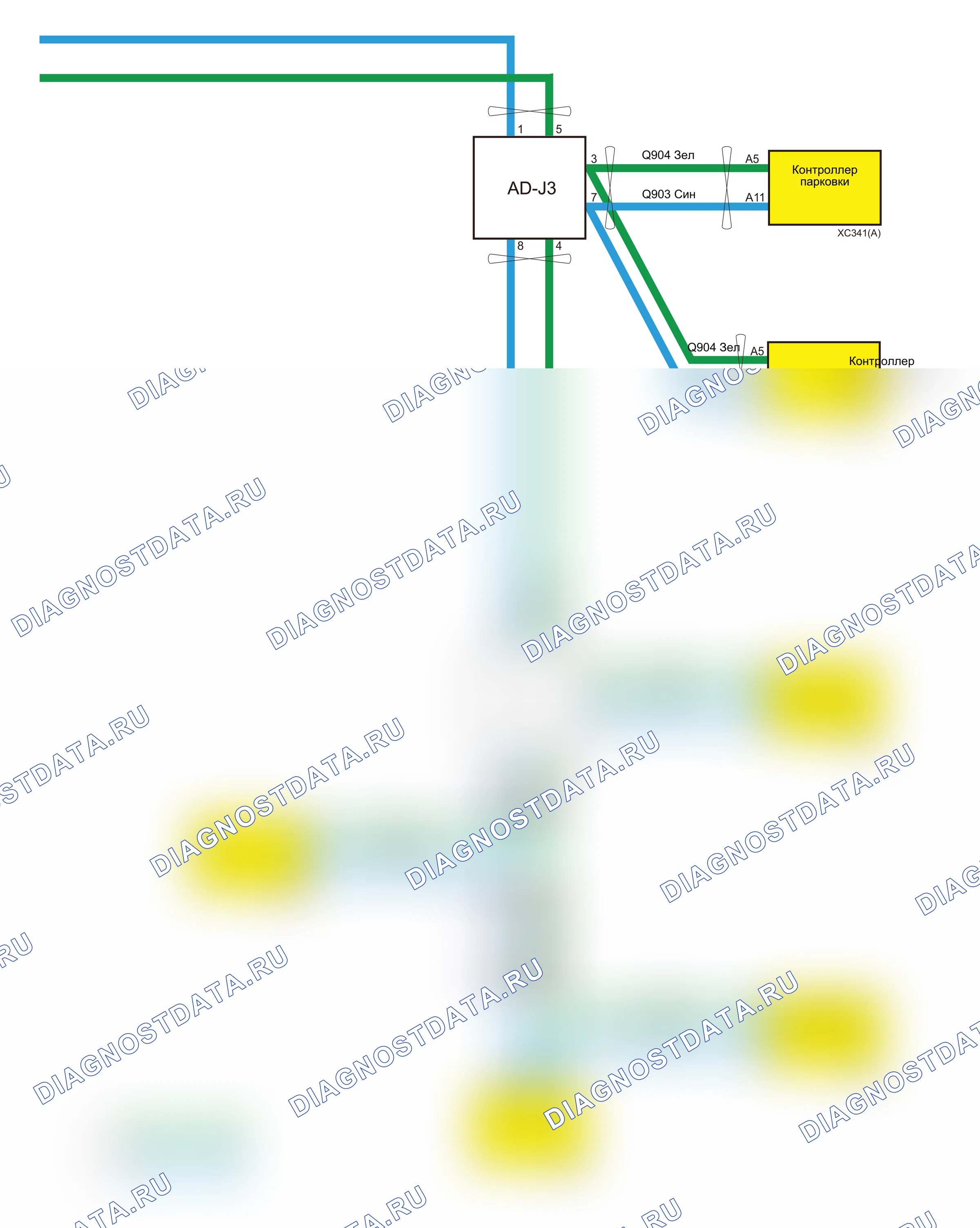CAN(GW4G15F+7DCT1-A02) — Электросхема can(gw4g15f+7dct1-a02) — Электросхема can(gw4g15f+7dct1-a02), Схема 3 из 8. Haval F5 I (2018-2020)