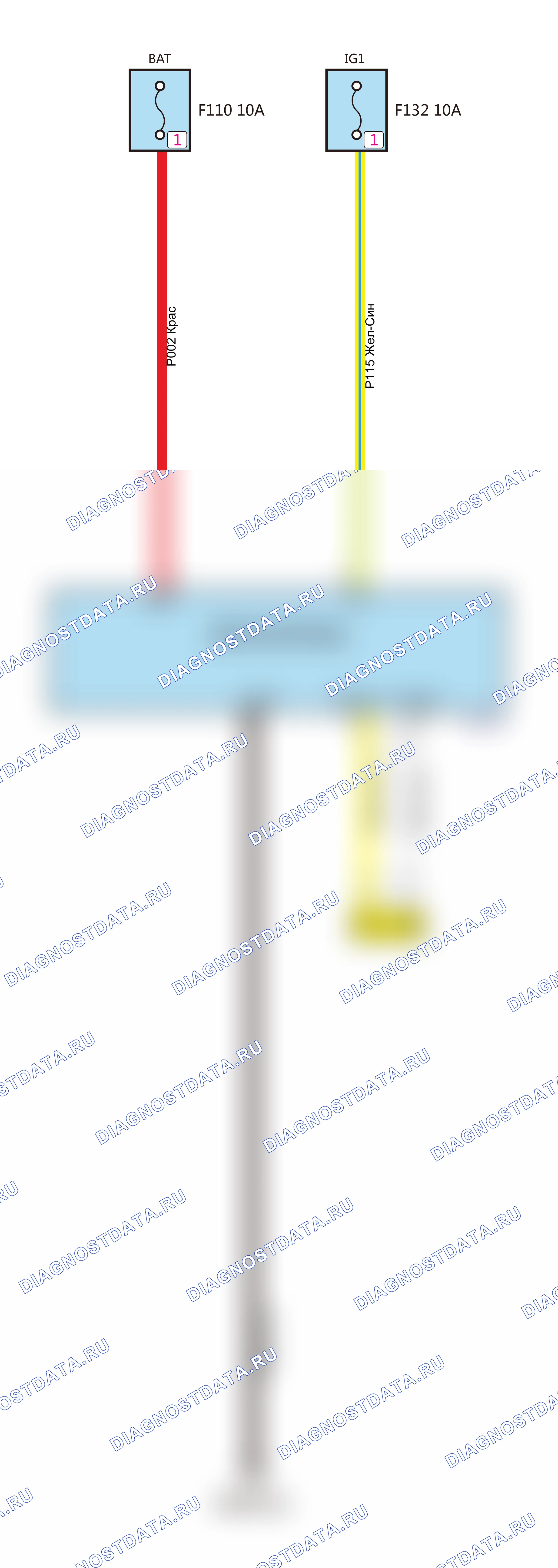 Коробка передач — Электросхема коробки передач (GW4B15A) — Электросхема коробки передач (GW4B15A), Схема 6 из 6. Haval H6 III (2020-2026)
