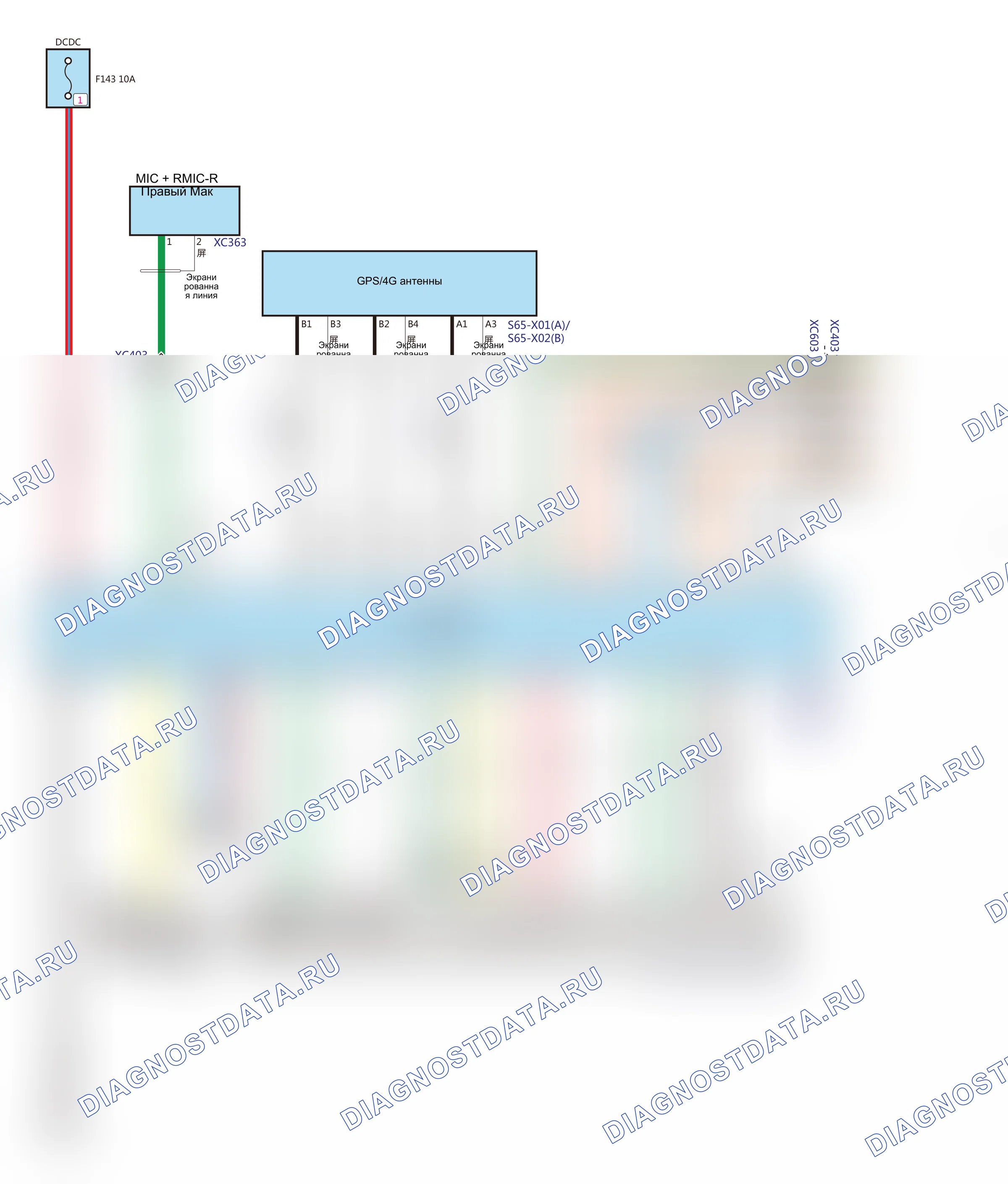 T-BOX(Bo Shi ) — Электросхема t-box(bo shi ) — Электросхема t-box(bo shi ), Схема 1 из 1. Haval H6 III (2020-2026)