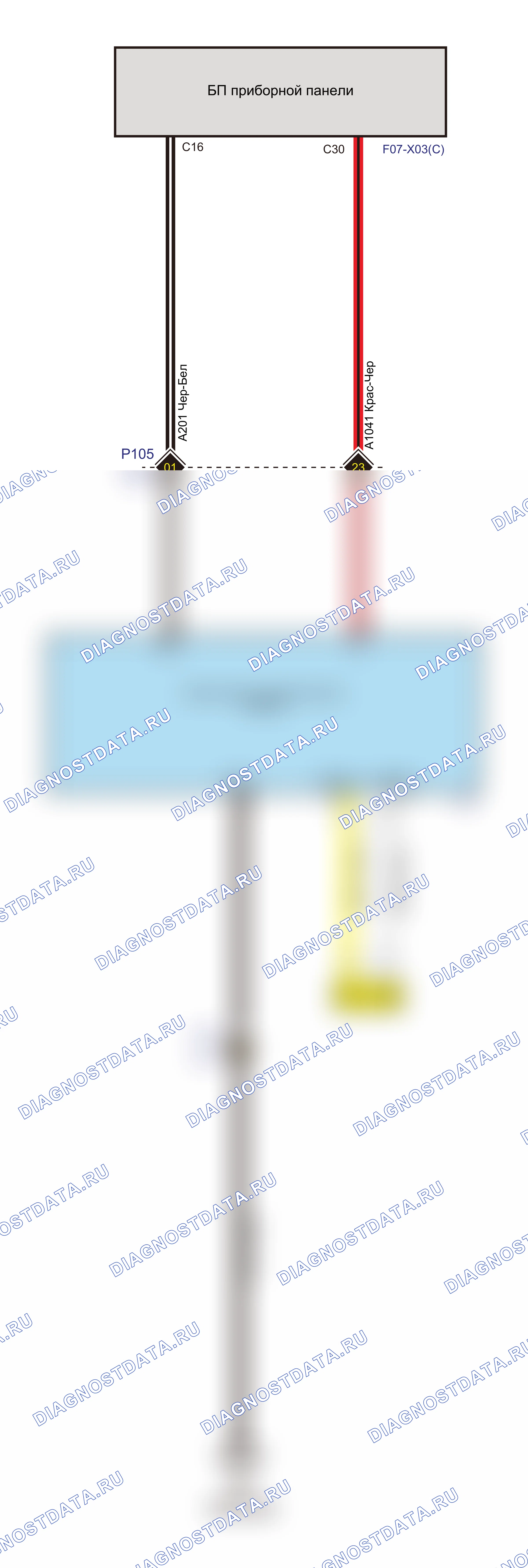 Коробка передач — Электросхема коробки передач (GW4B15D+GW7DCT2-A02) — Электросхема коробки передач (GW4B15D+GW7DCT2-A02), Схема 6 из 6. Haval H6 III (2020-2026)