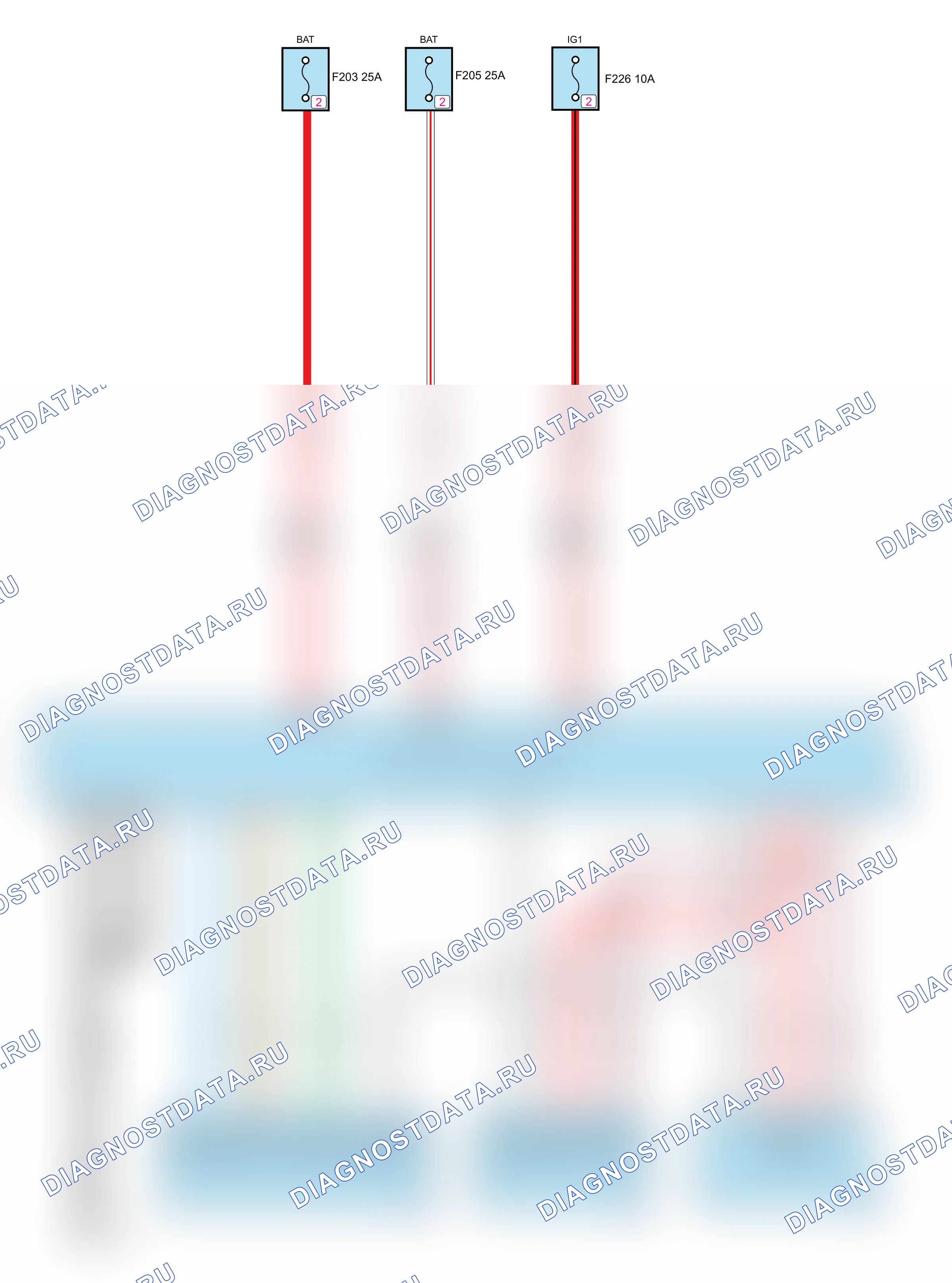 Коробка передач — Электросхема коробки передач (GW4B15D+GW7DCT2-A02) — Электросхема коробки передач (GW4B15D+GW7DCT2-A02), Схема 1 из 6. Haval H6 III (2020-2026)