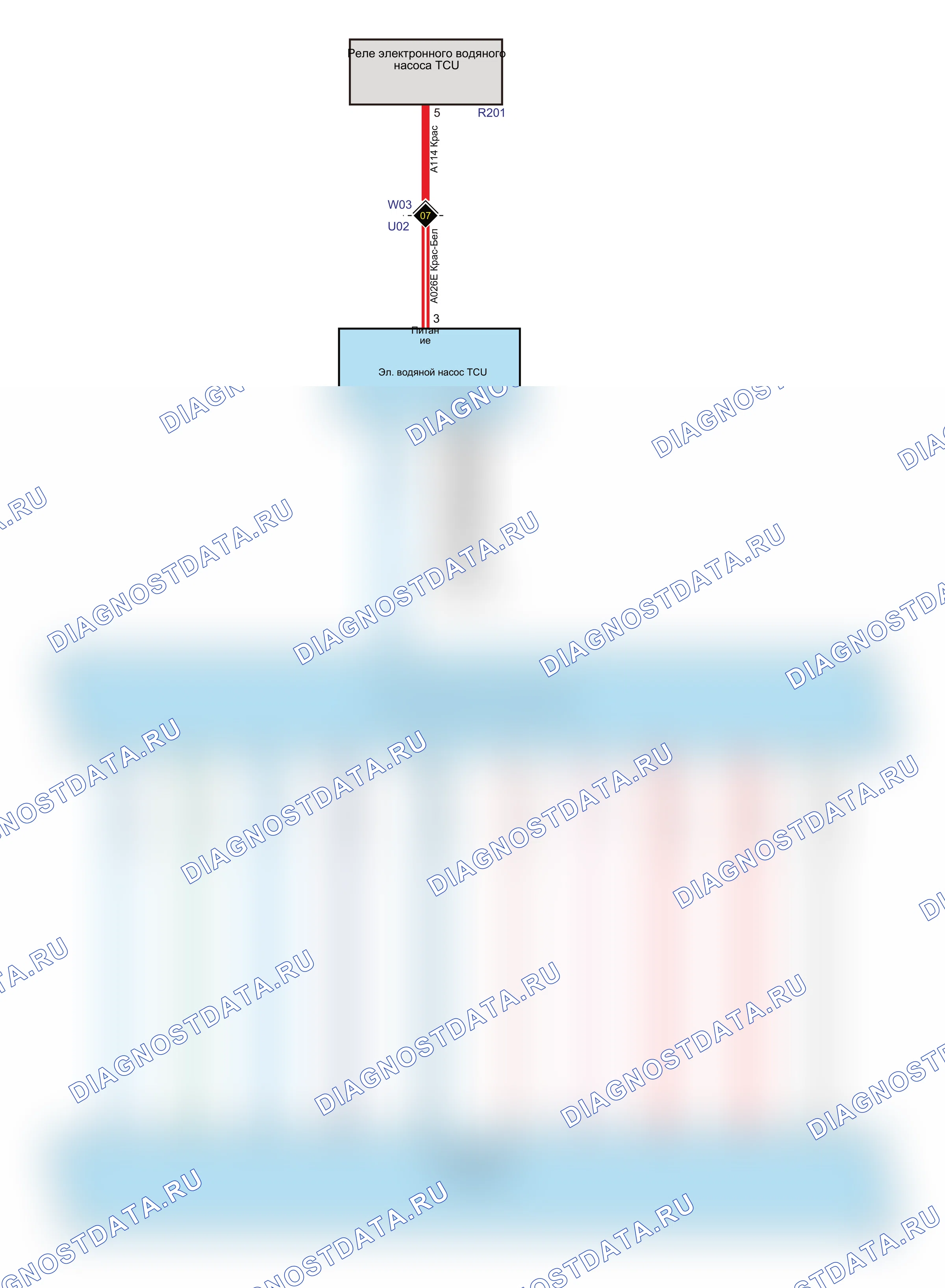 Коробка передач — Электросхема коробки передач (GW4B15D+GW7DCT2-A02) — Электросхема коробки передач (GW4B15D+GW7DCT2-A02), Схема 2 из 6. Haval H6 III (2020-2026)