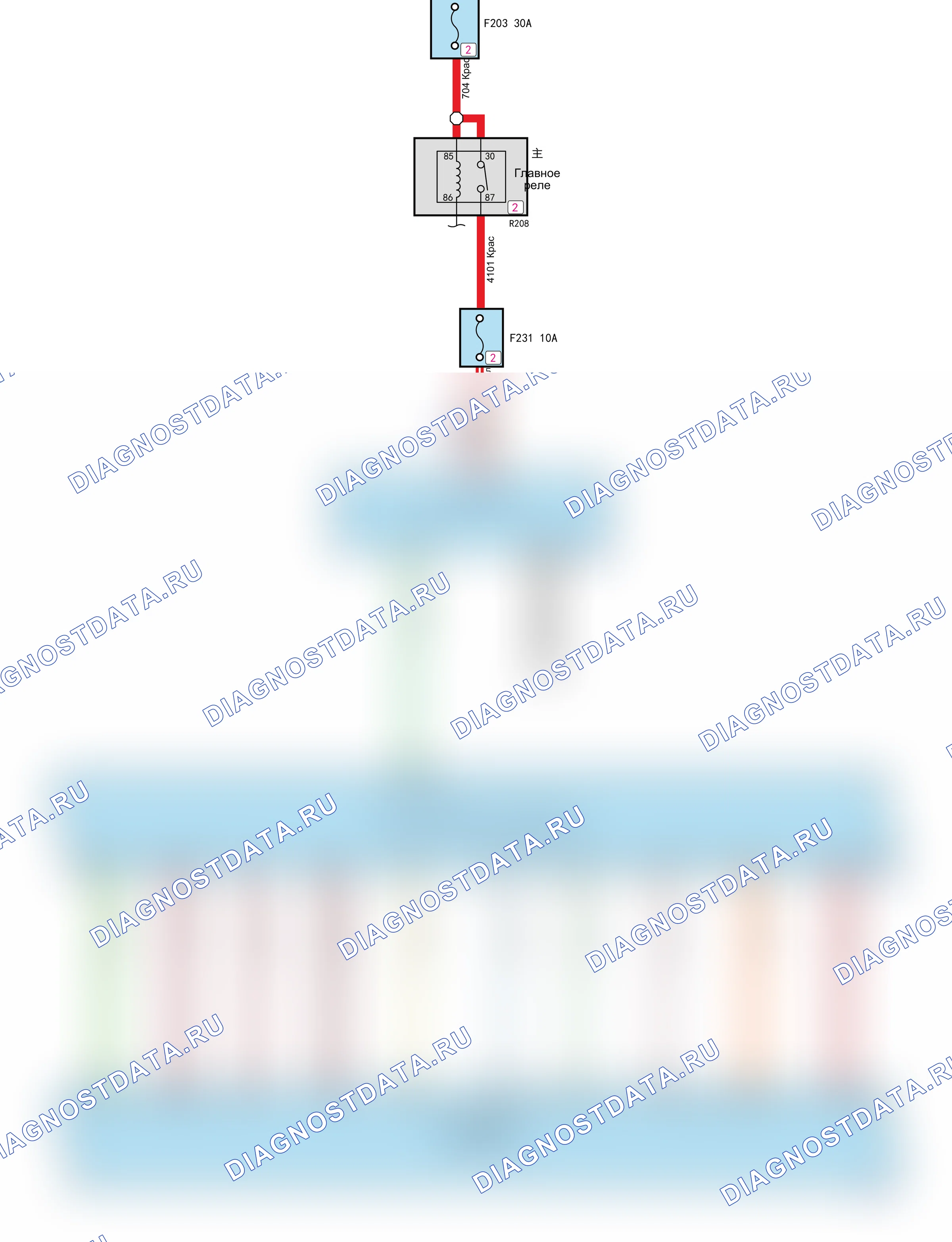 Система трансмиссии (GW7DCT1-A01) — Электросхема системы трансмиссии (gw7dct1-a01) — Электросхема системы трансмиссии (gw7dct1-a01), Схема 3 из 5. Haval H7L I (2016-2020)