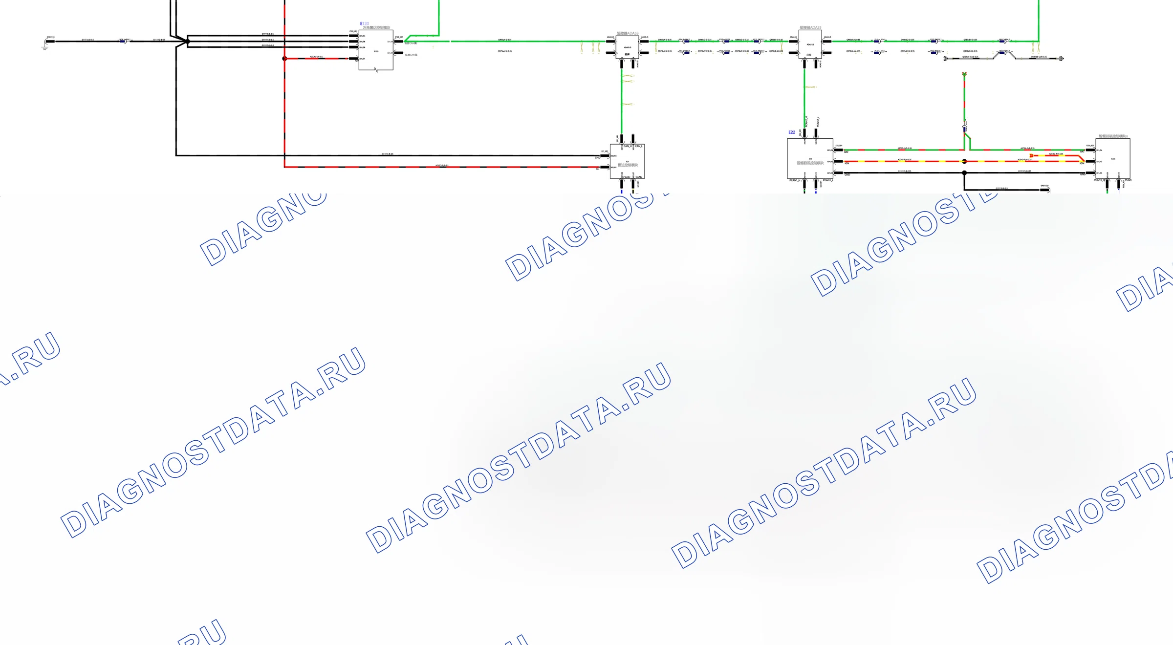 -4B15H_Проводка , CR RSDS FR IFC — Электросхема -4b15h_проводки , cr rsds fr ifc — Электросхема -4b15h_проводки , cr rsds fr ifc, Схема 1 из 1. Haval Xiaolong Max I (2023-2026)
