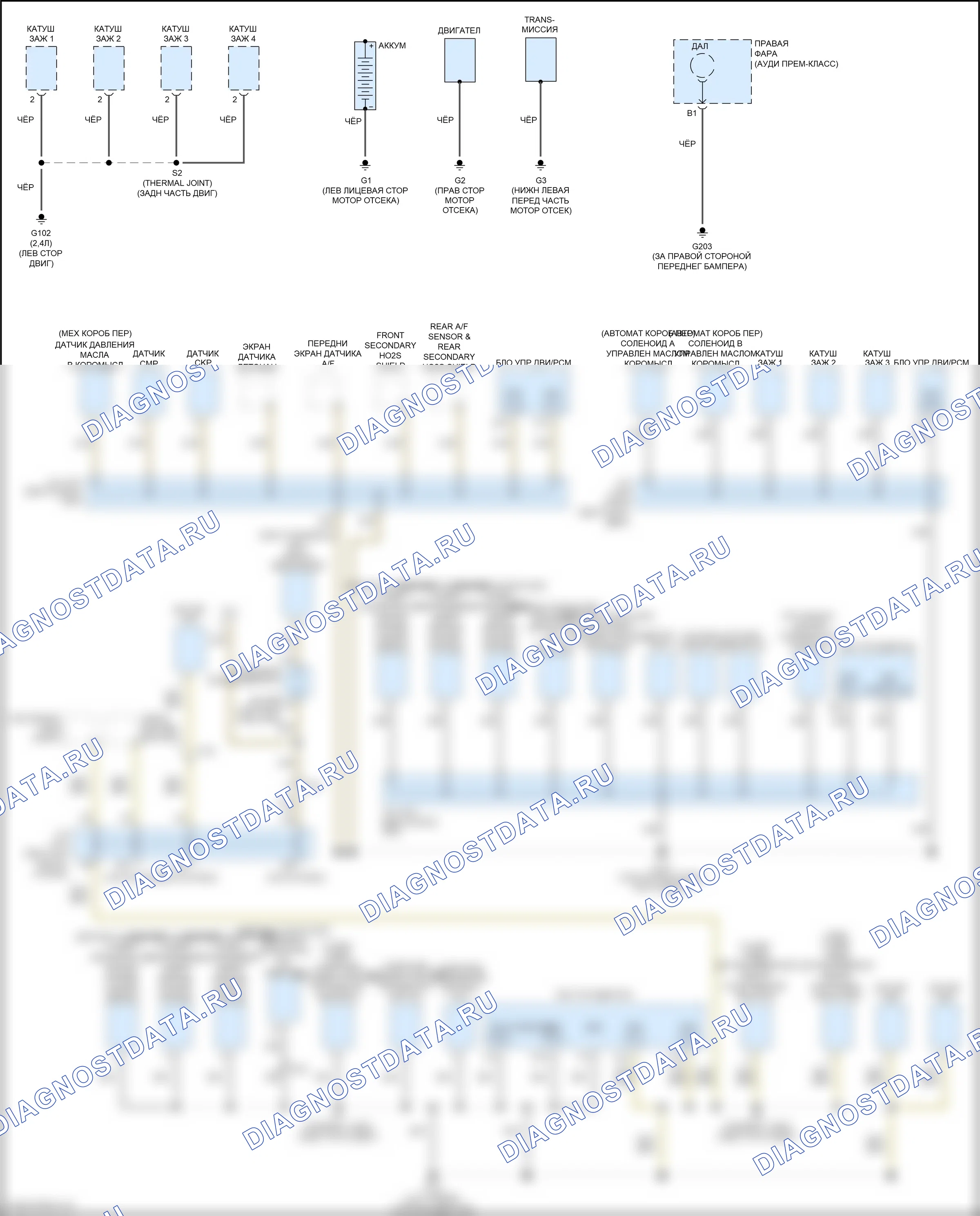 Точки подключения масс — Электросхема точек подключения масс — Электросхема точек подключения масс (1 из 5). Honda Accord VIII рестайлинг (2011-2013)