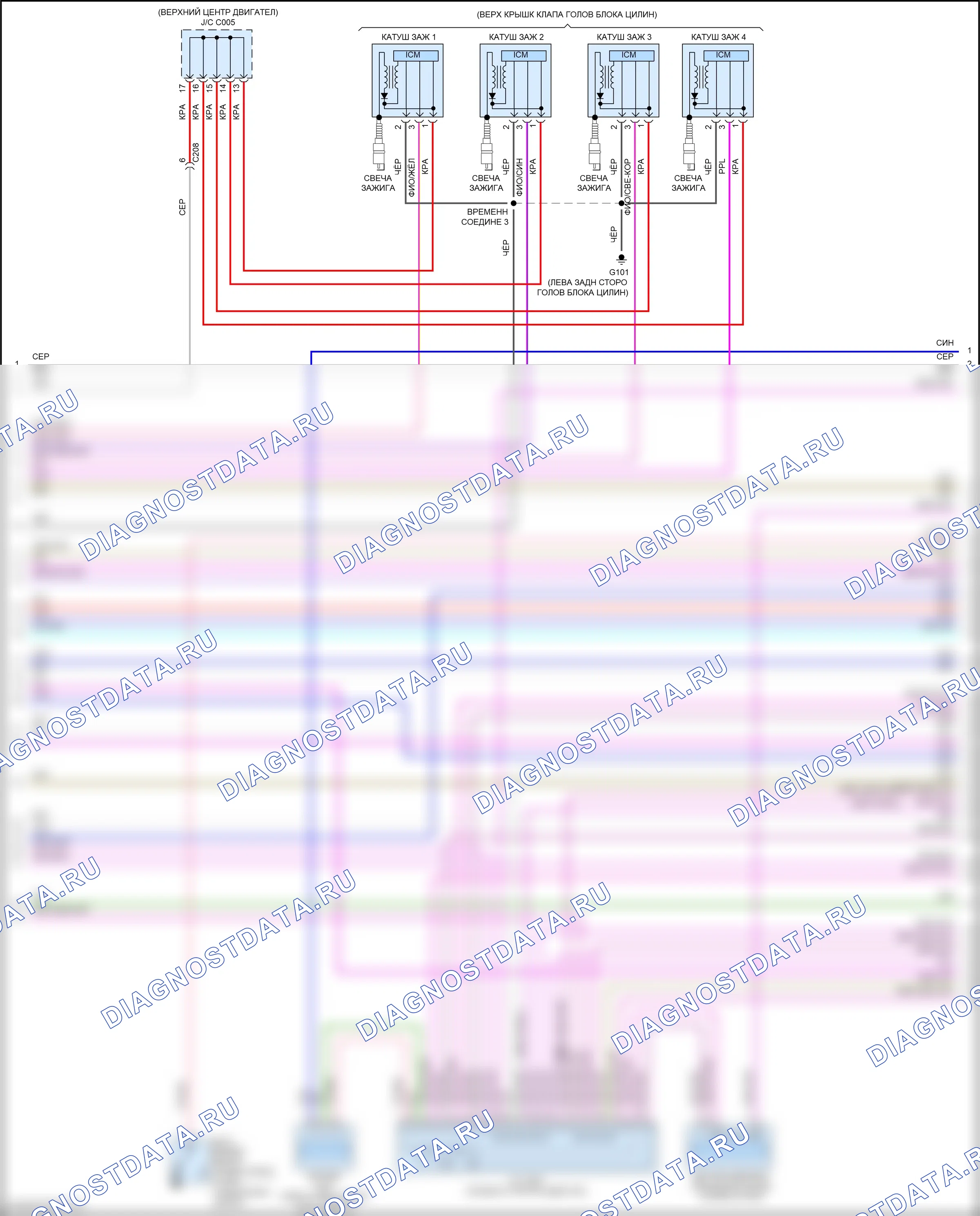 Двигатель — Электросхема двигателя 2.0l — Электросхема двигателя 2.0l (5 из 7). Honda Civic X (2015-2021)