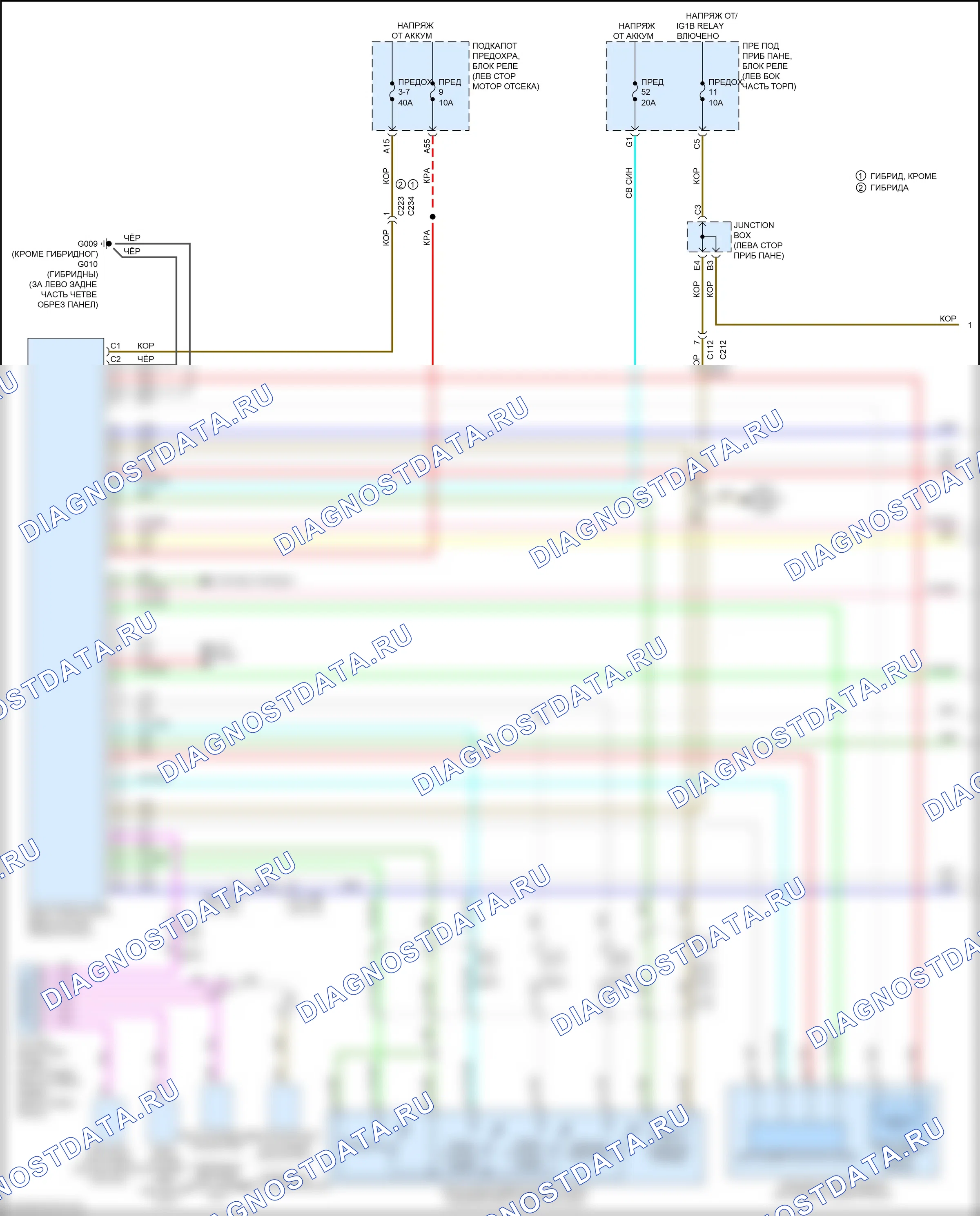 Багажник, задняя дверь, лючок топливного бака — Электросхема силовой двери багажника — Электросхема силовой двери багажника (1 из 2). Honda CR-V VI (2022-2024)
