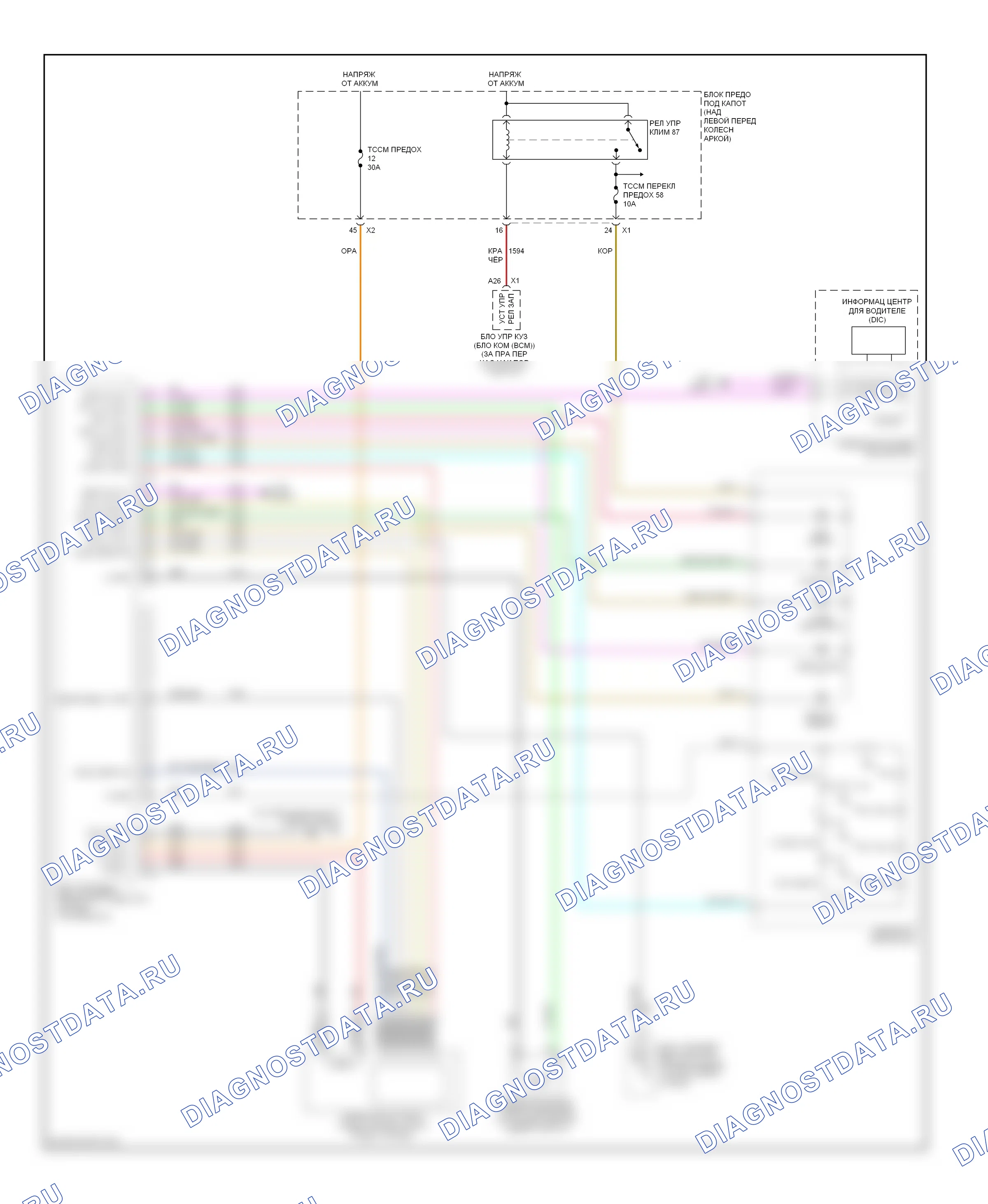 Коробка передач — Электросхема раздаточной коробки — Электросхема раздаточной коробки. Hummer H3 I (2005-2010)