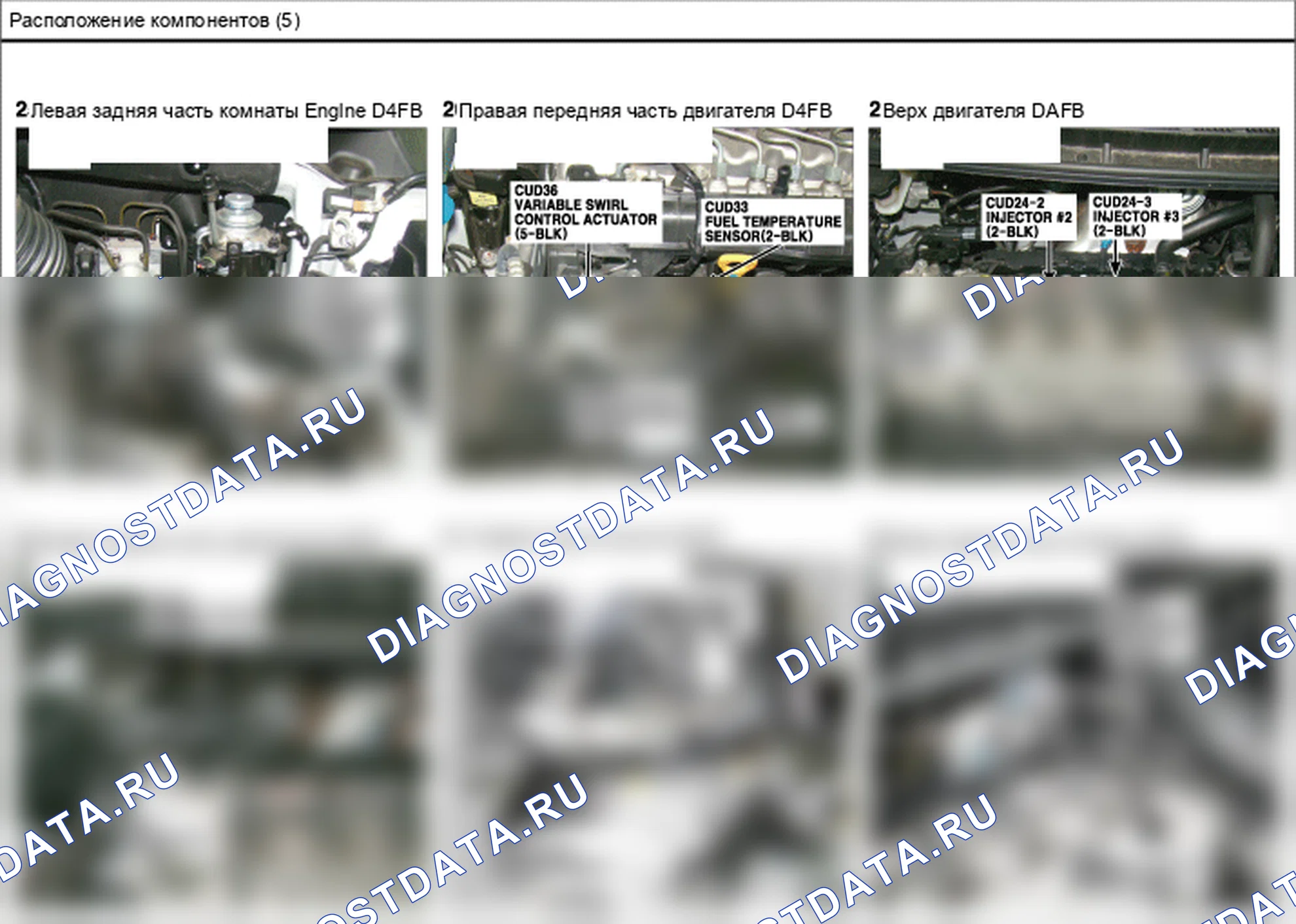 Расположение компонентов — Электросхема расположения компонентов — Электросхема расположения компонентов, Схема 9 из 42. Hyundai Elantra V рестайлинг (2013-2016)