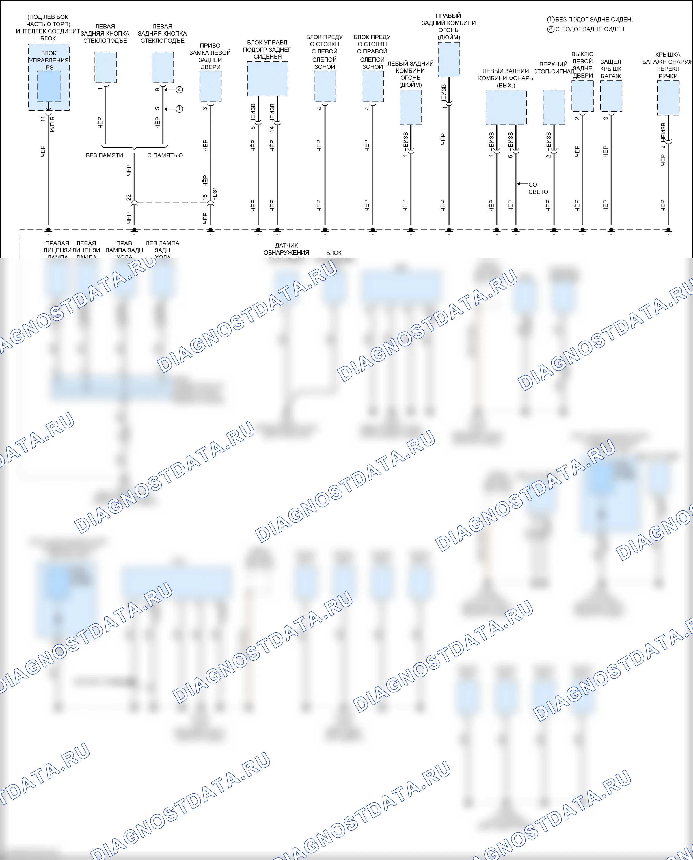 Точки подключения масс — Электросхема разводки массы, ада — Электросхема разводки массы, ада (4 из 4). Hyundai Elantra VI рестайлинг (2018-2020)