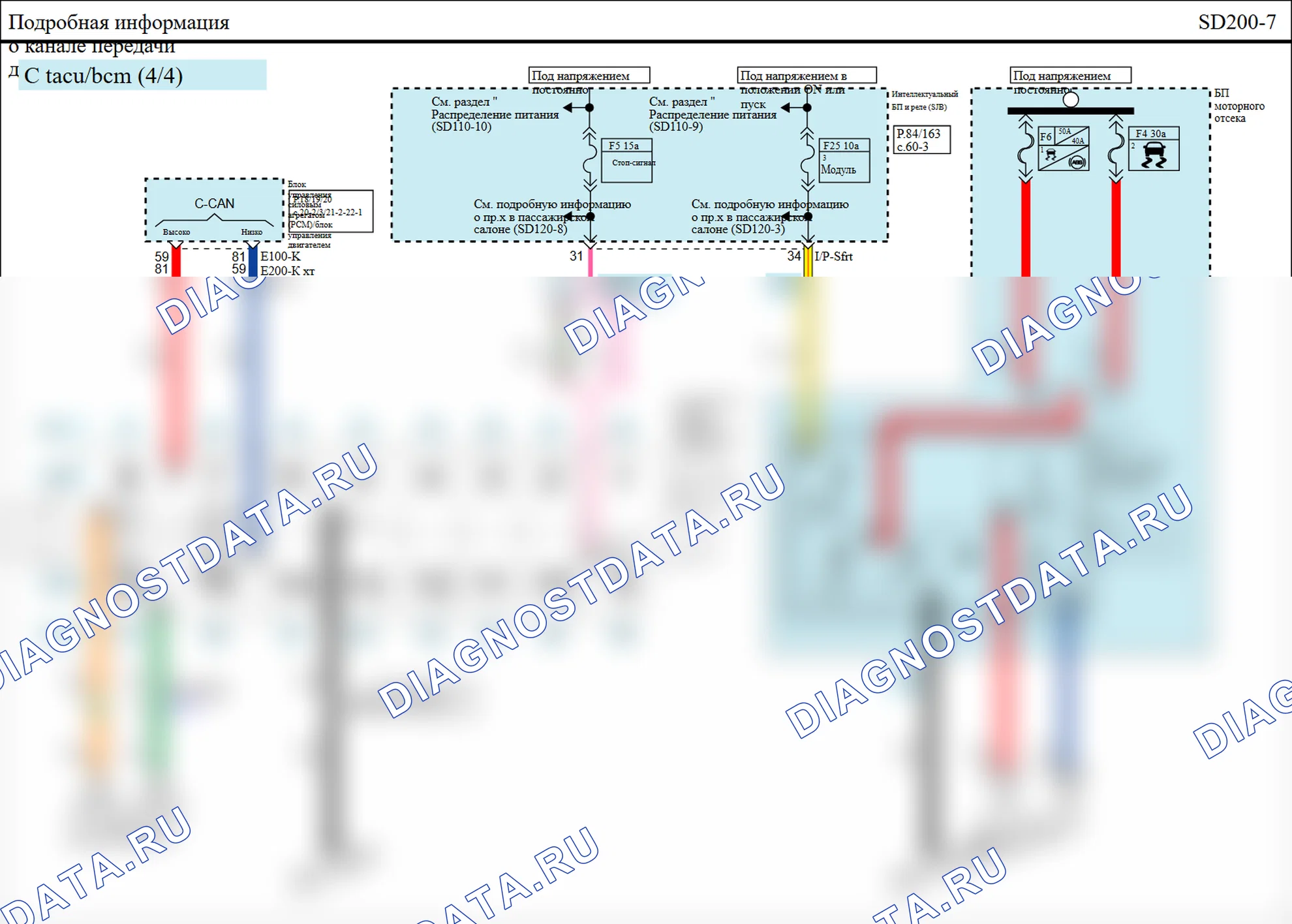 Электрооборудование кузова — Электросхема электрооборудования кузова — Электросхема электрооборудования кузова, Схема 27 из 504. Hyundai GRAND i10/Xcent BA (2014-2017)