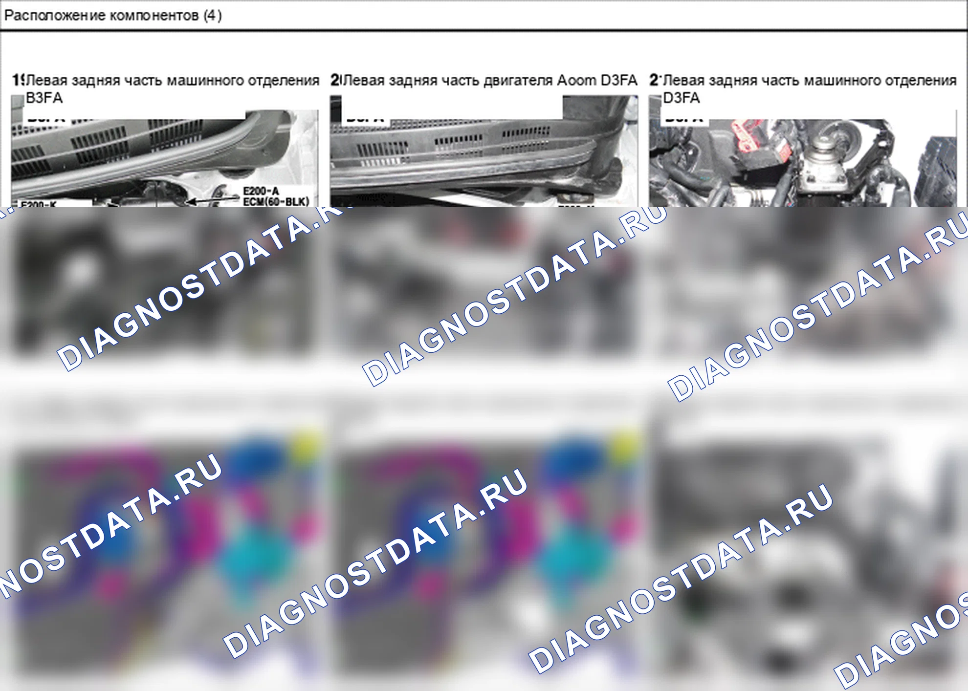 Расположение компонентов — Электросхема расположения компонентов — Электросхема расположения компонентов, Схема 15 из 136. Hyundai GRAND i10/Xcent BA (2014-2017)