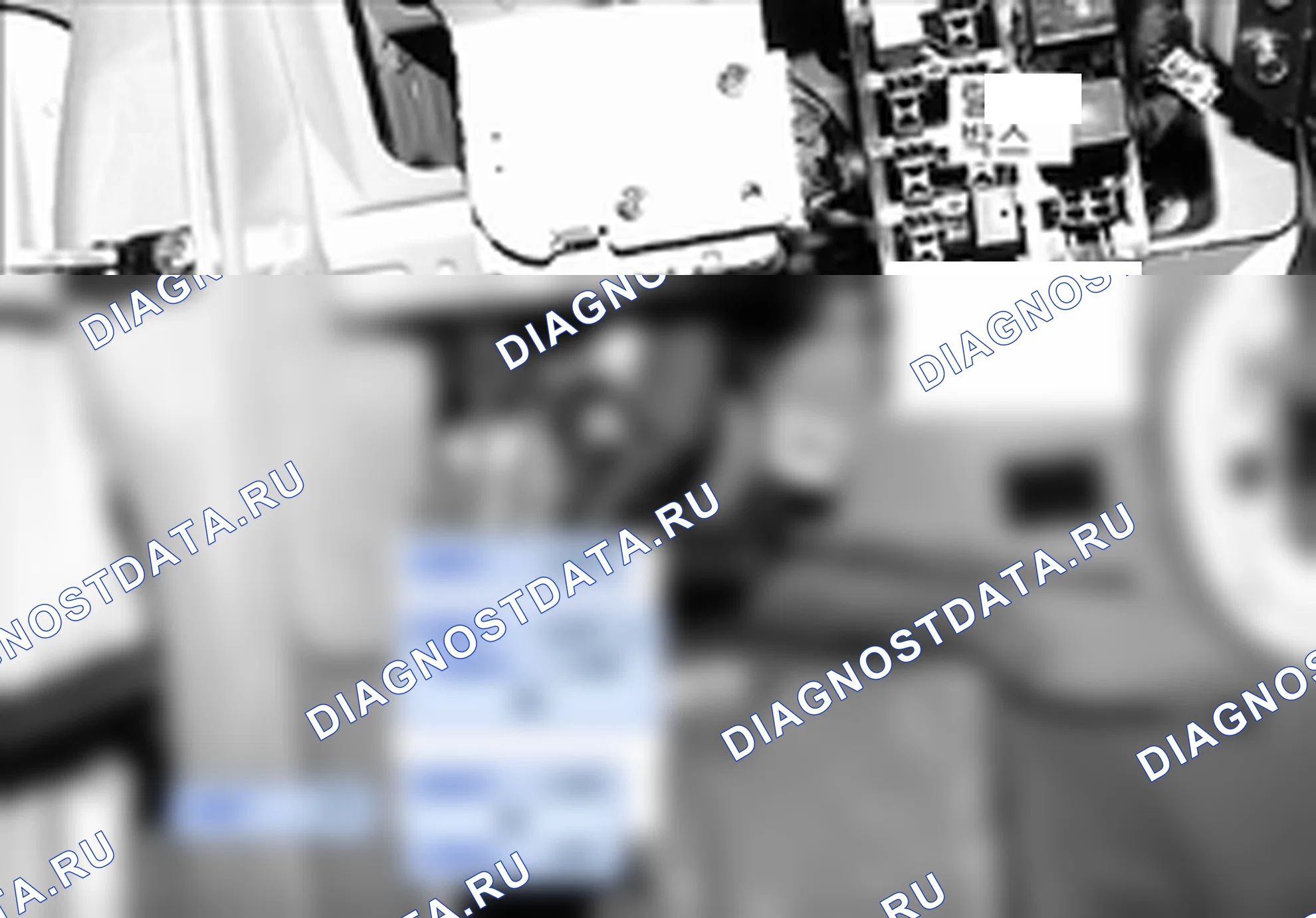 Расположение модулей и компонентов — Расположение компонентов жгута двигателя, Схема 46 — Расположение компонентов жгута двигателя, Схема 46. Hyundai H-1 A1 (1997-2009)