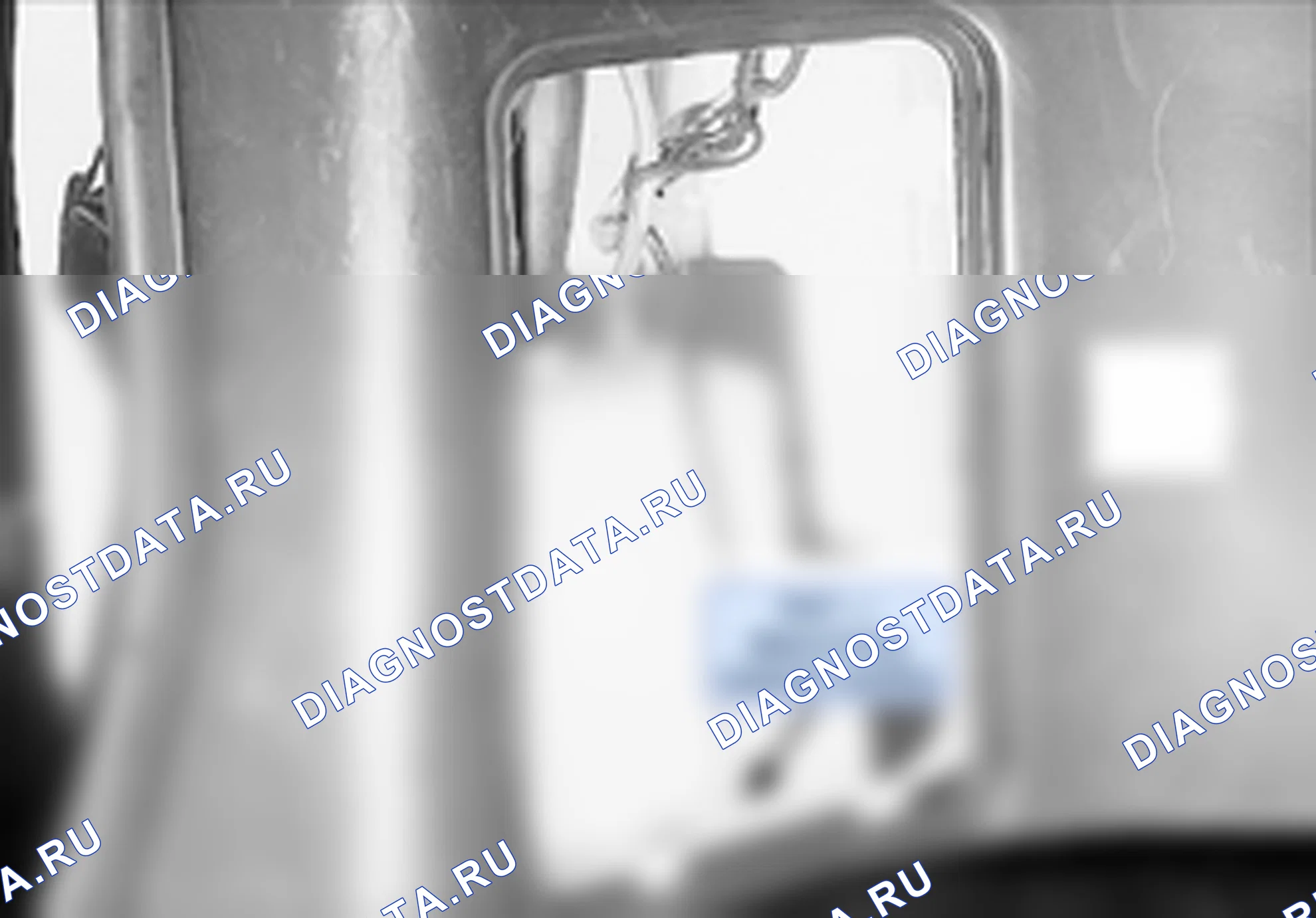 Расположение модулей и компонентов — Расположение компонентов заднего жгута, Схема 103 — Расположение компонентов заднего жгута, Схема 103. Hyundai H-1 A1 (1997-2009)