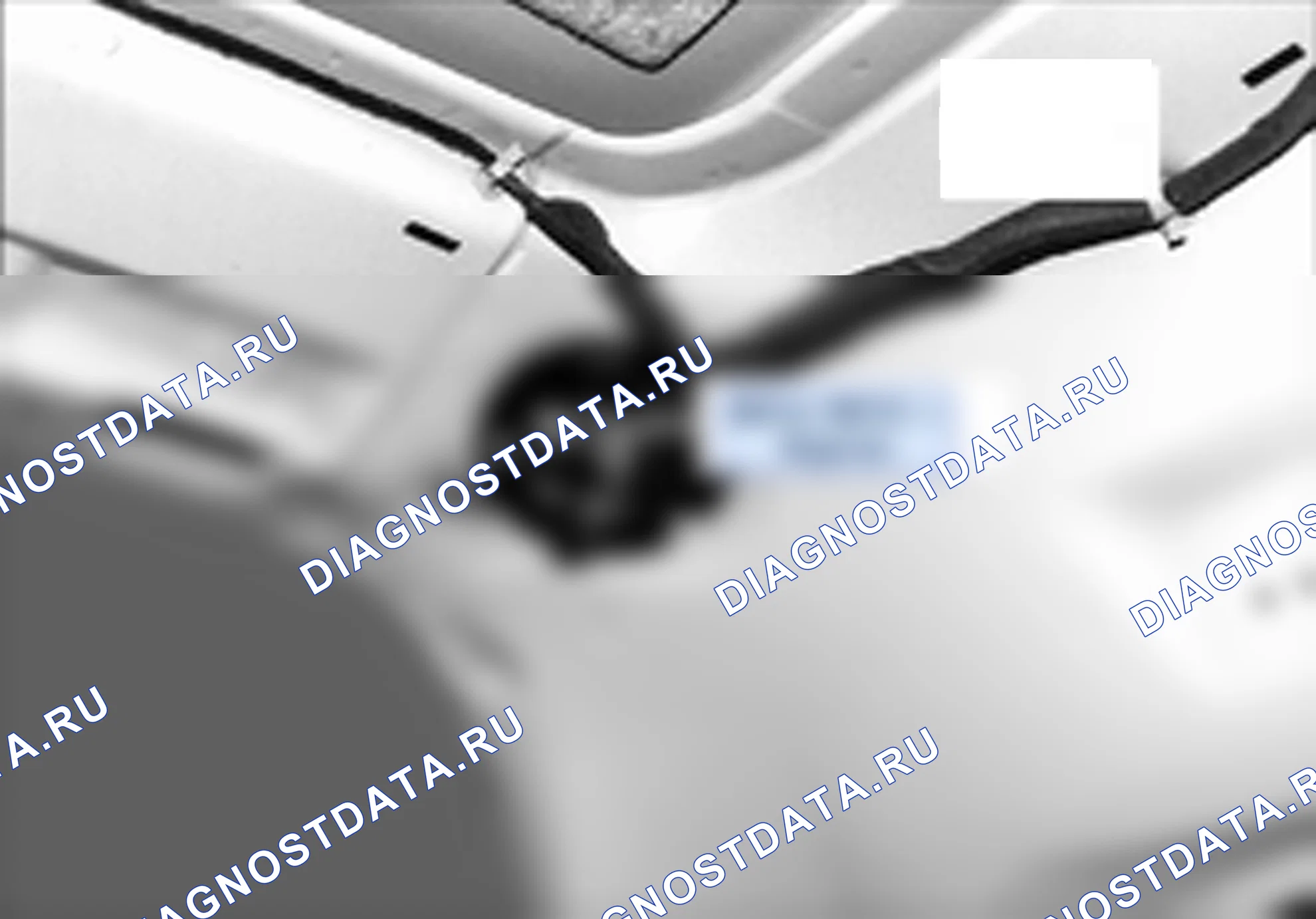 Расположение модулей и компонентов — Расположение компонентов заднего жгута, Схема 110 — Расположение компонентов заднего жгута, Схема 110. Hyundai H-1 A1 (1997-2009)