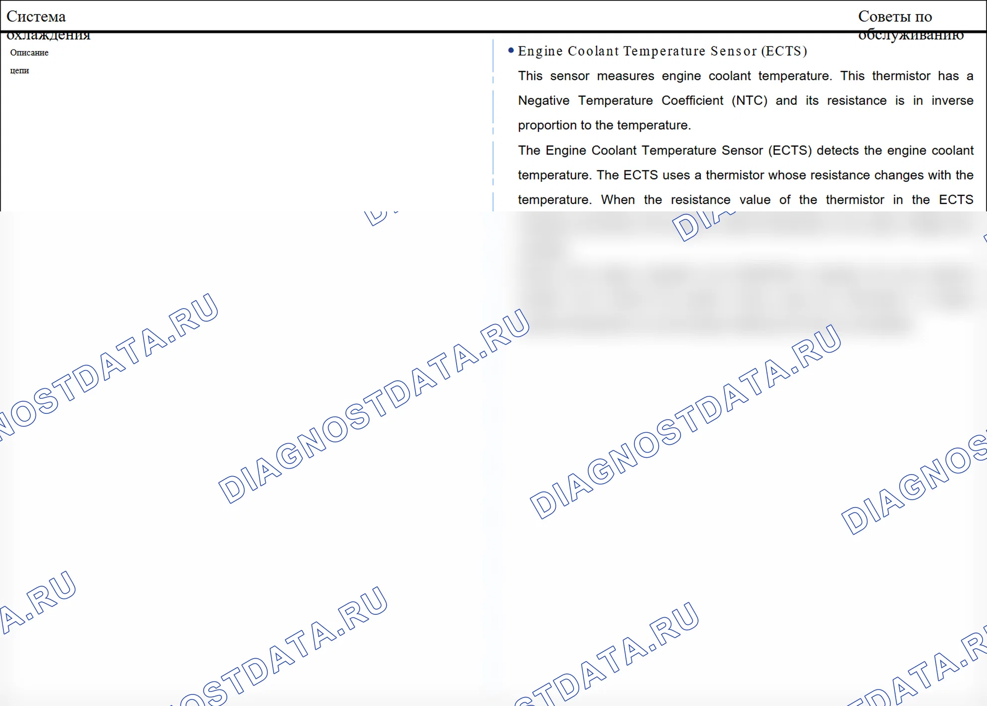 Механическая часть двигателя — Электросхема механической части двигателя — Электросхема механической части двигателя, Схема 11 из 11. Hyundai ix35 EL (2010-2016)