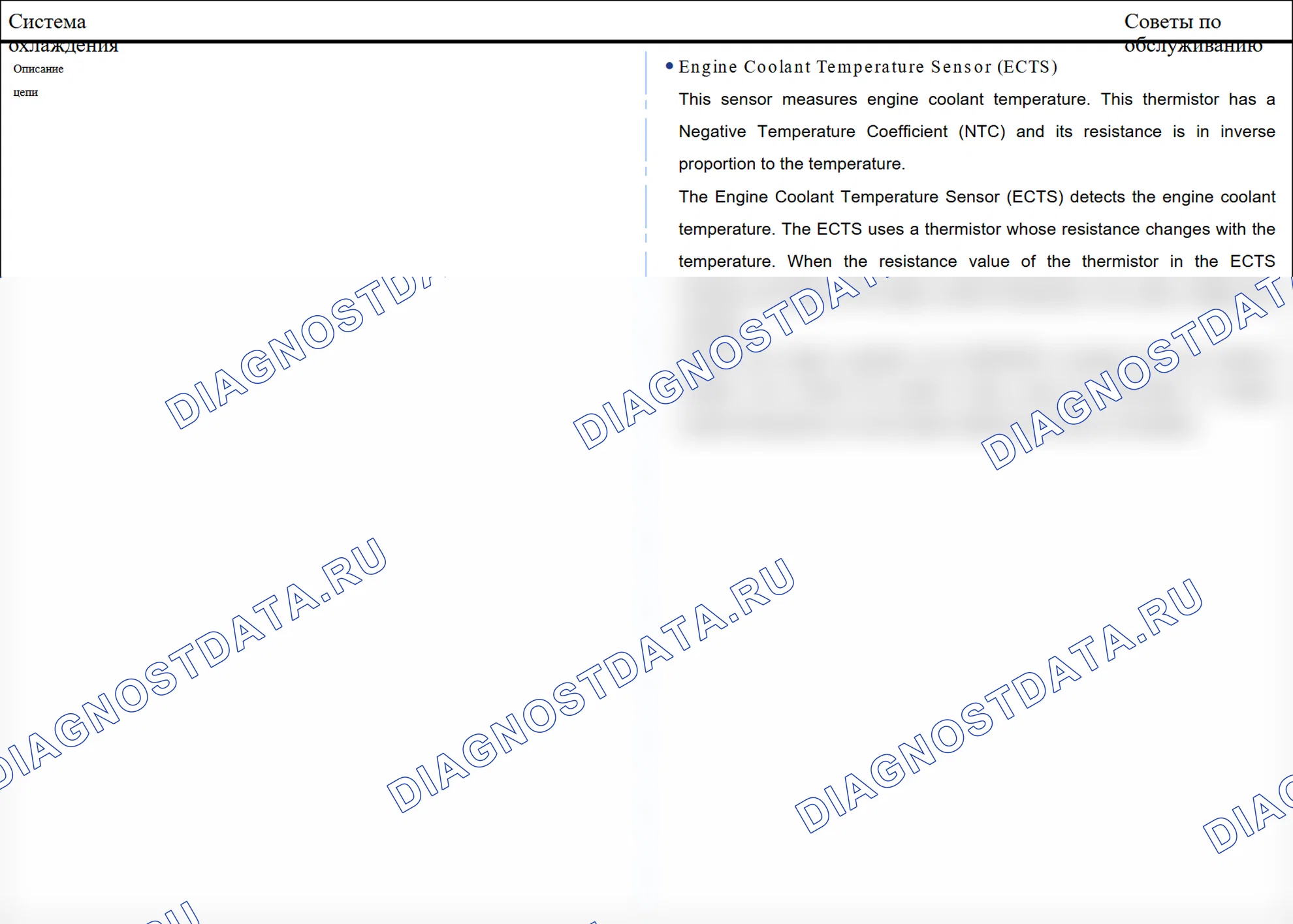 Механическая часть двигателя — Электросхема механической части двигателя — Электросхема механической части двигателя, Схема 7 из 11. Hyundai ix35 EL (2010-2016)