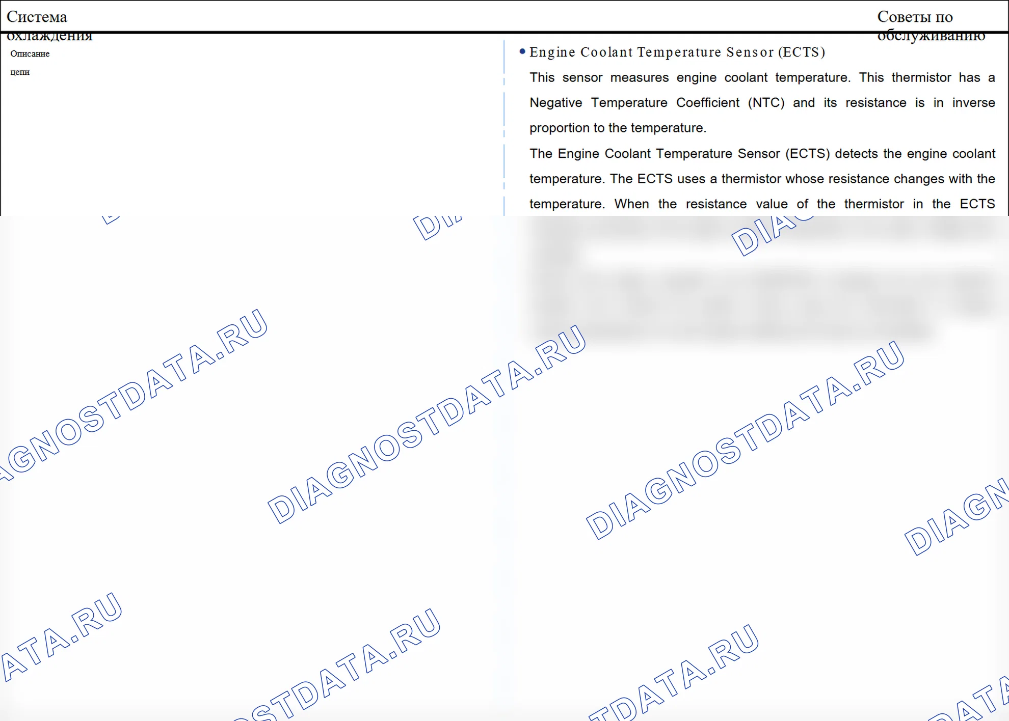 Механическая часть двигателя — Электросхема механической части двигателя — Электросхема механической части двигателя, Схема 9 из 11. Hyundai ix35 EL (2010-2016)
