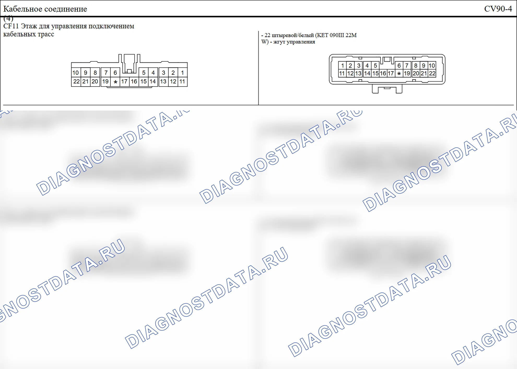 Разъёмы жгутов проводов — Электросхема разъёмов жгутов проводов — Электросхема разъёмов жгутов проводов, Схема 17 из 55. Hyundai ix35 EL (2010-2016)