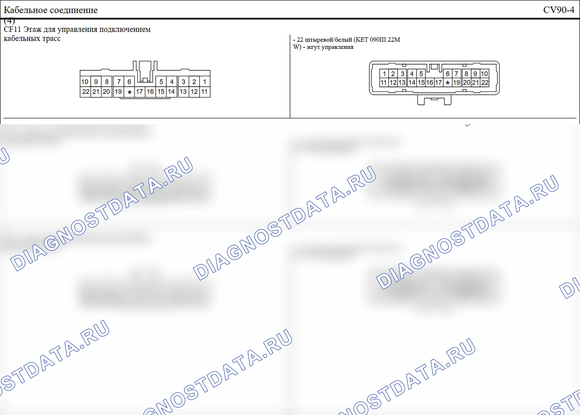 Разъёмы жгутов проводов — Электросхема разъёмов жгутов проводов — Электросхема разъёмов жгутов проводов, Схема 19 из 55. Hyundai ix35 EL (2010-2016)