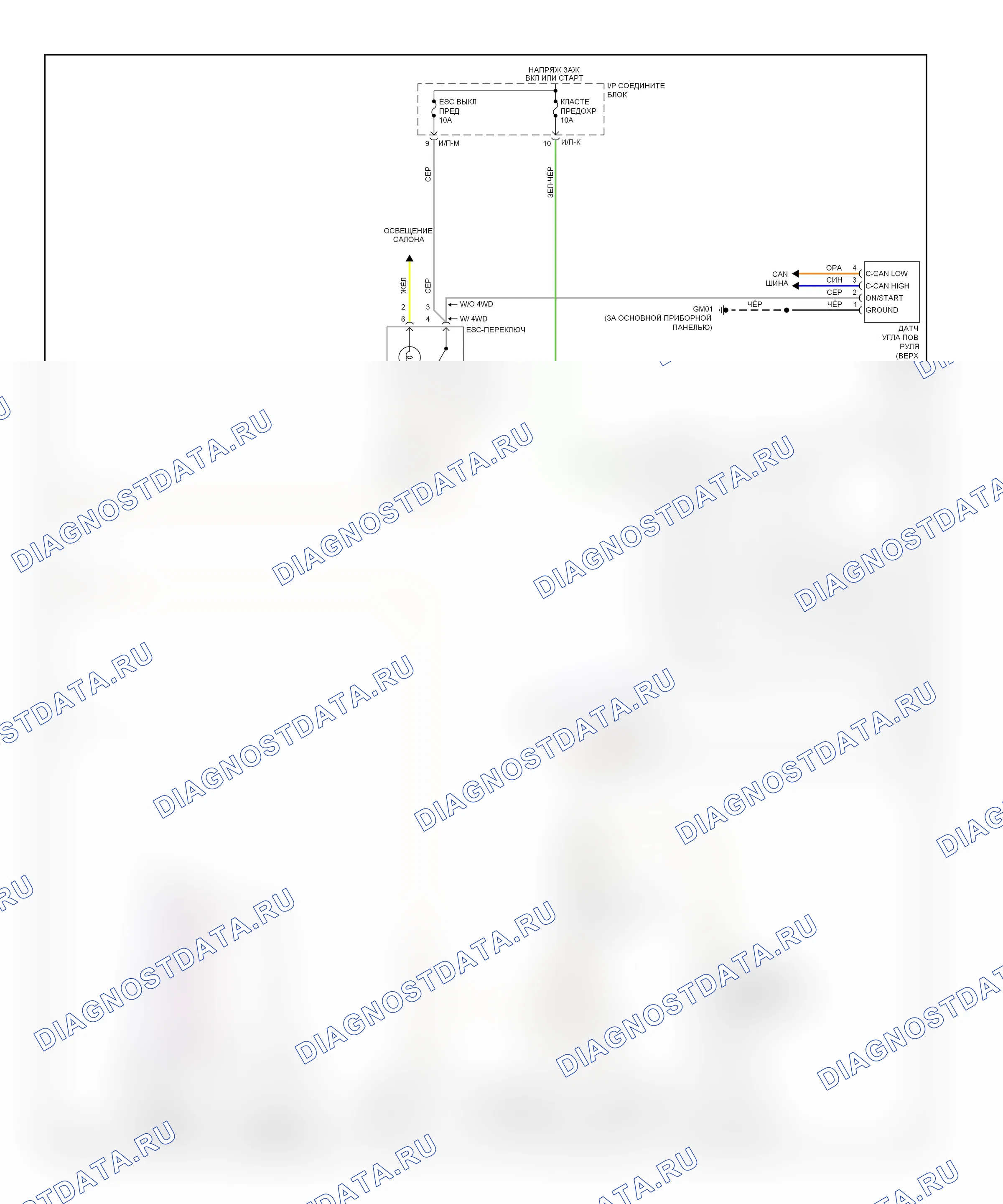 Система ABS — Система ABS электросхема — Система ABS электросхема (2 из 2). Hyundai Santa Fe I (2000-2012)