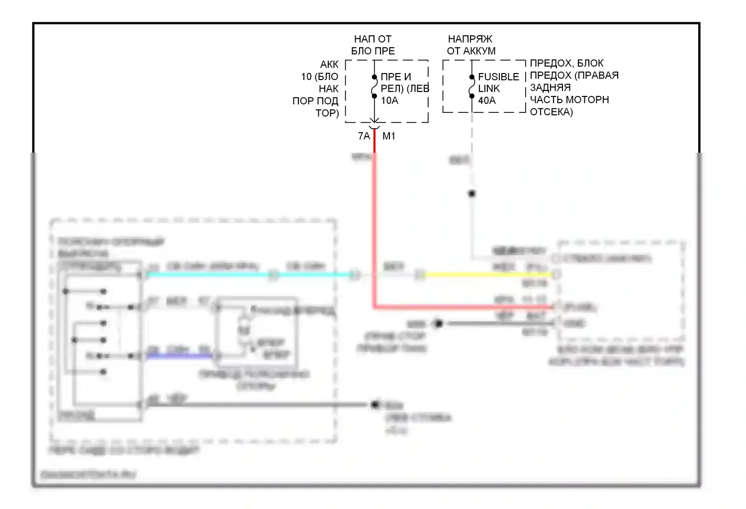 Сиденья — Поясничная электросхема, без боковой опоры — Поясничная электросхема, без боковой опоры. Infiniti FX50 II (2008-2012)