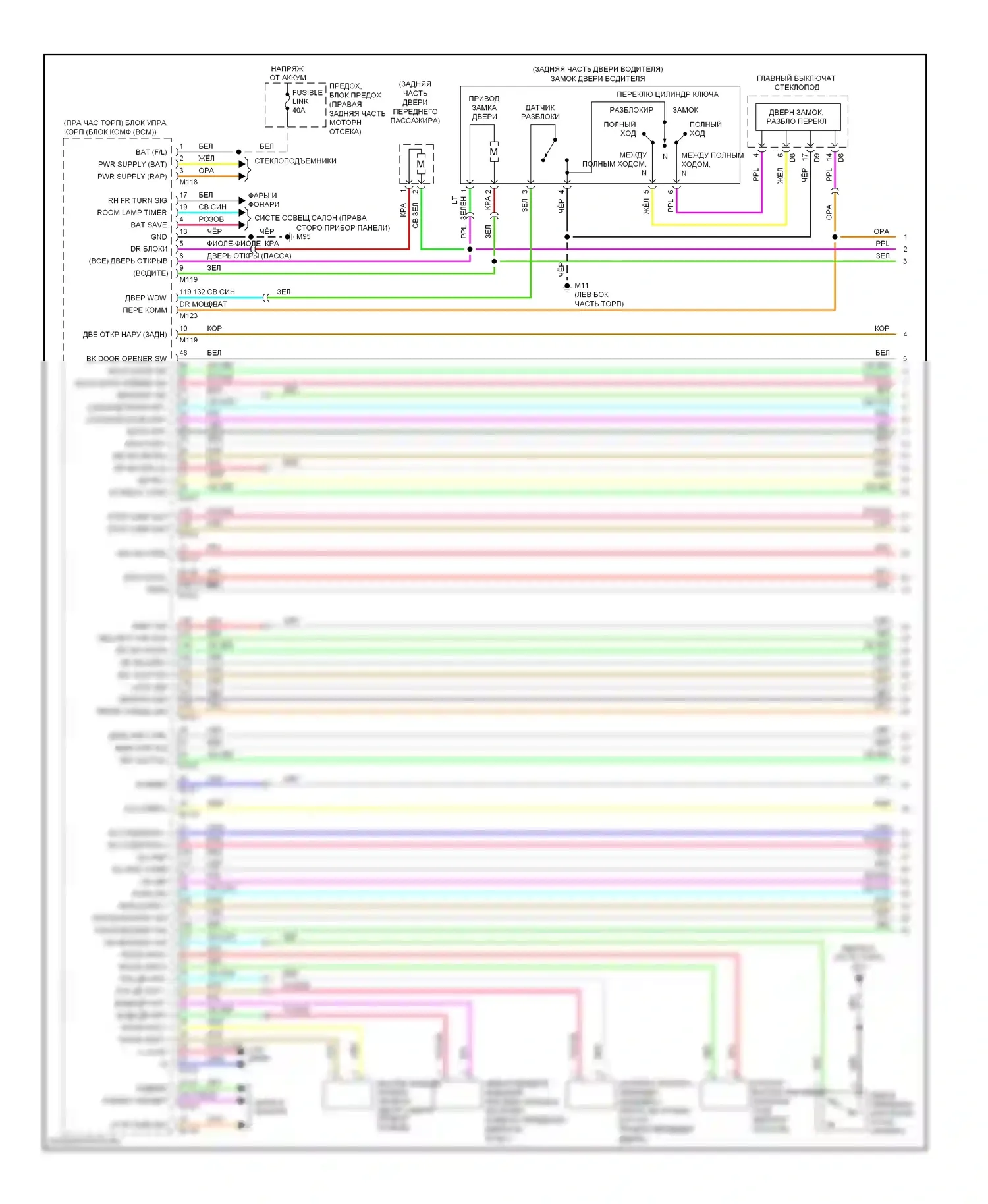 Сигнализация — Сигнализации электросхема — Сигнализации электросхема (1 из 4). Infiniti FX50 II (2008-2012)