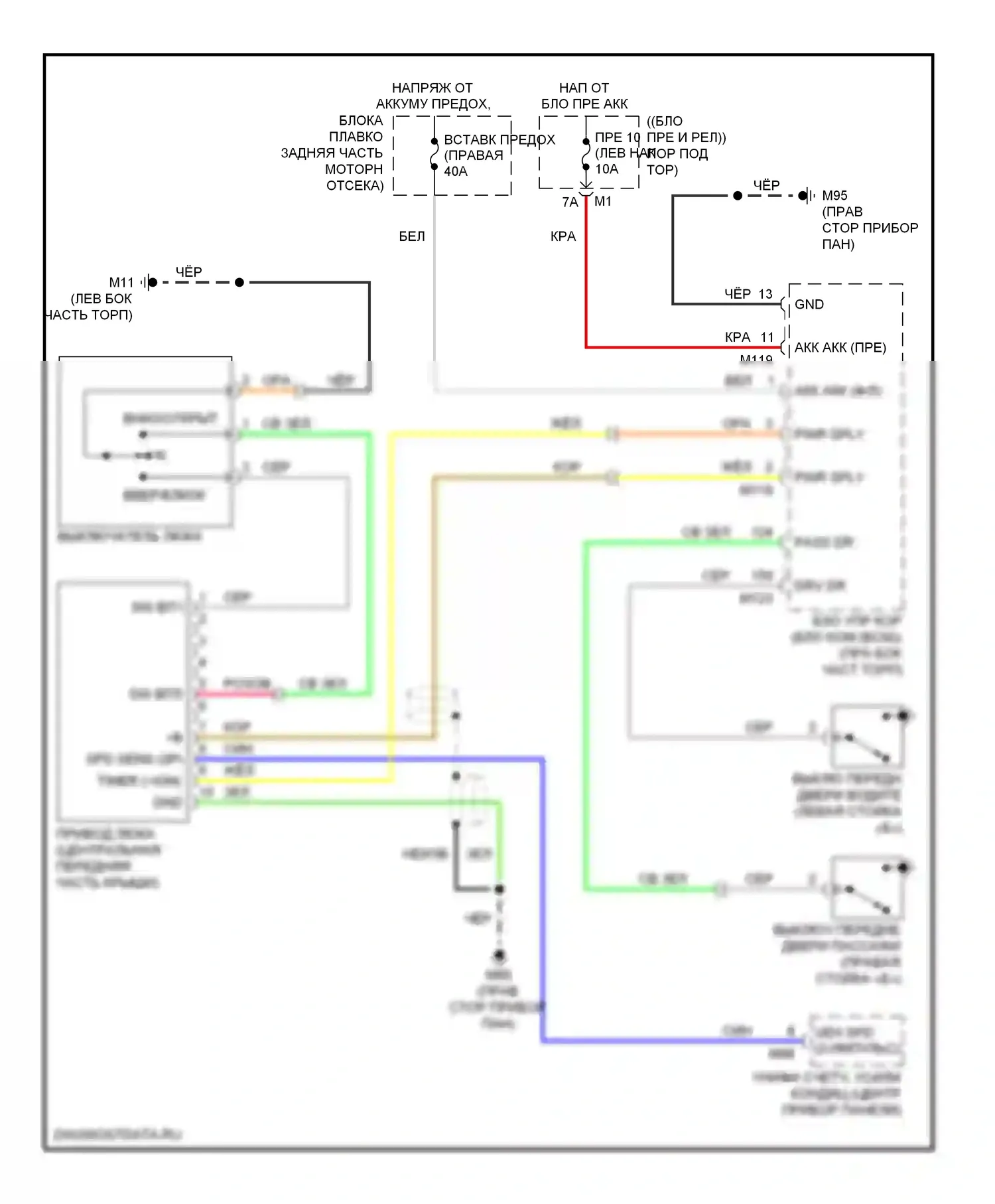 Складная крыша/люк — Электросхема складной крыши/люка — Электросхема складной крыши/люка. Infiniti FX50 II (2008-2012)