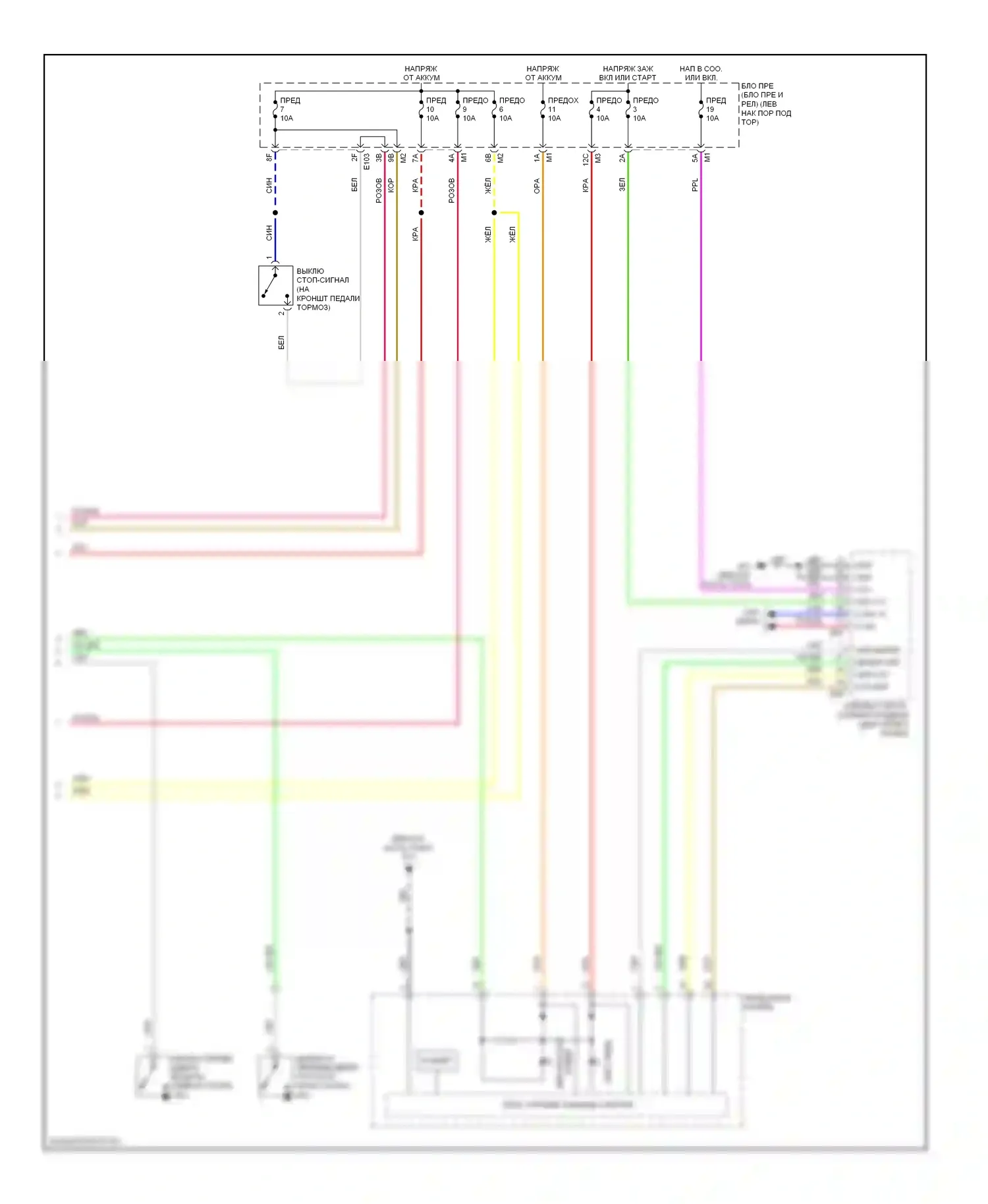 Центральный замок — Электросхема центрального замка — Электросхема центрального замка (4 из 4). Infiniti FX50 II (2008-2012)