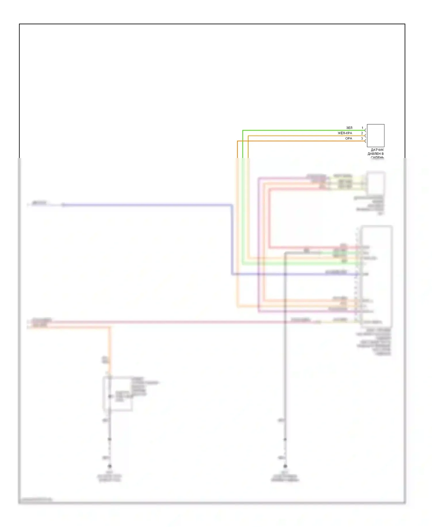 Подушки безопасности — Электросхема подушек безопасности — Электросхема подушек безопасности (3 из 3). Infiniti QX56 I (2004-2007)