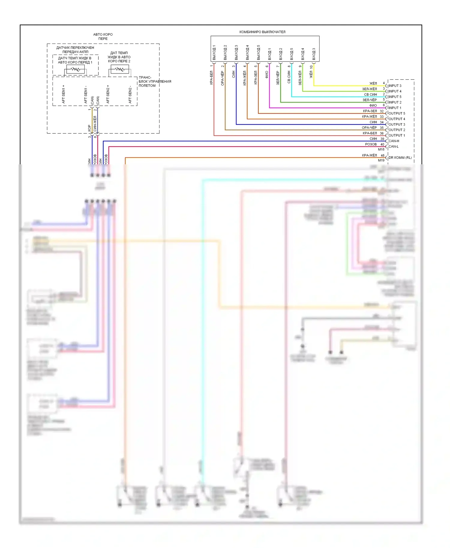 Приборная панель — Электросхема приборной панели — Электросхема приборной панели (2 из 2). Infiniti QX56 I (2004-2007)