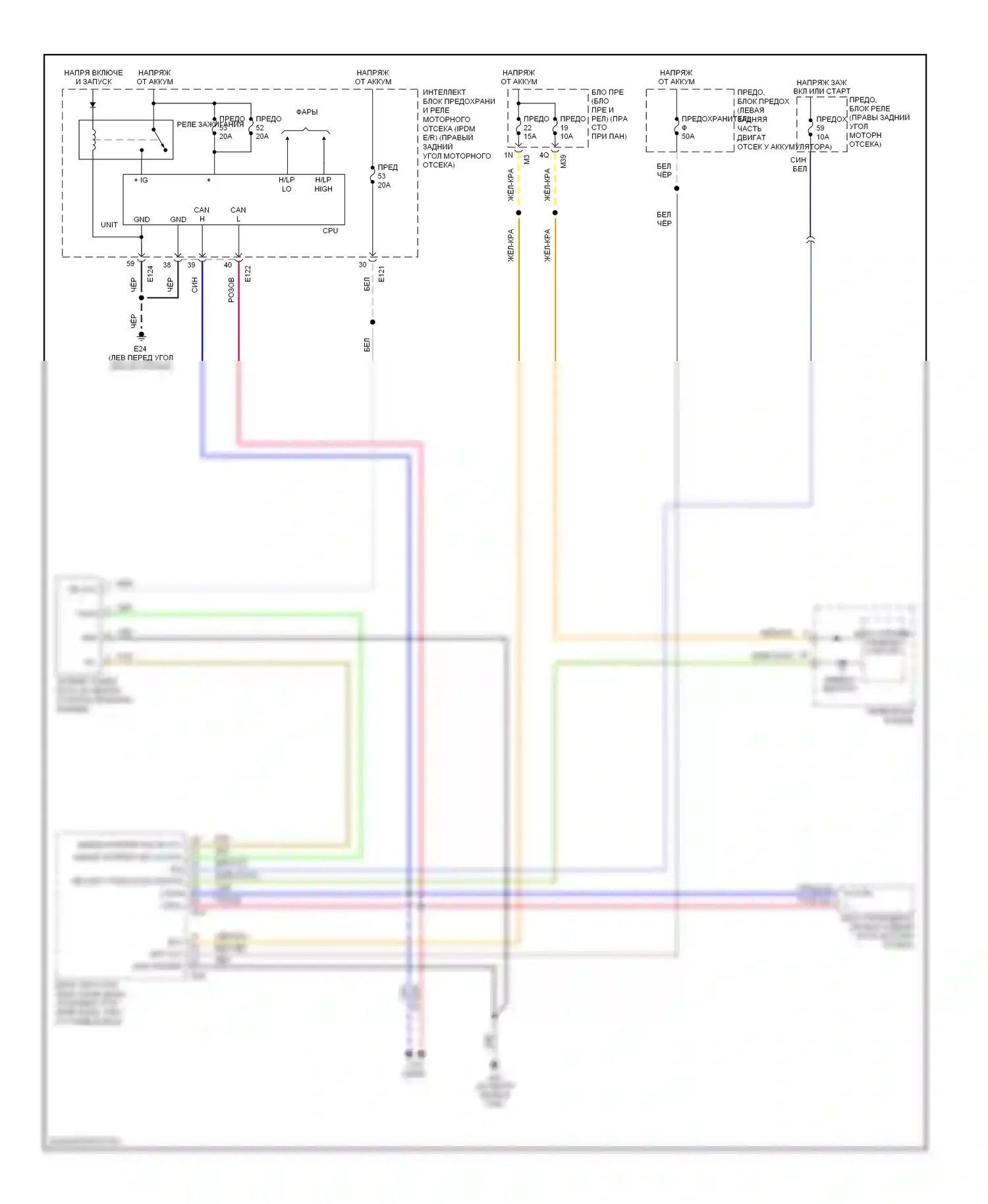 Сигнализация — Электросхема иммобилайзера (наты) — Электросхема иммобилайзера (наты). Infiniti QX56 I (2004-2007)