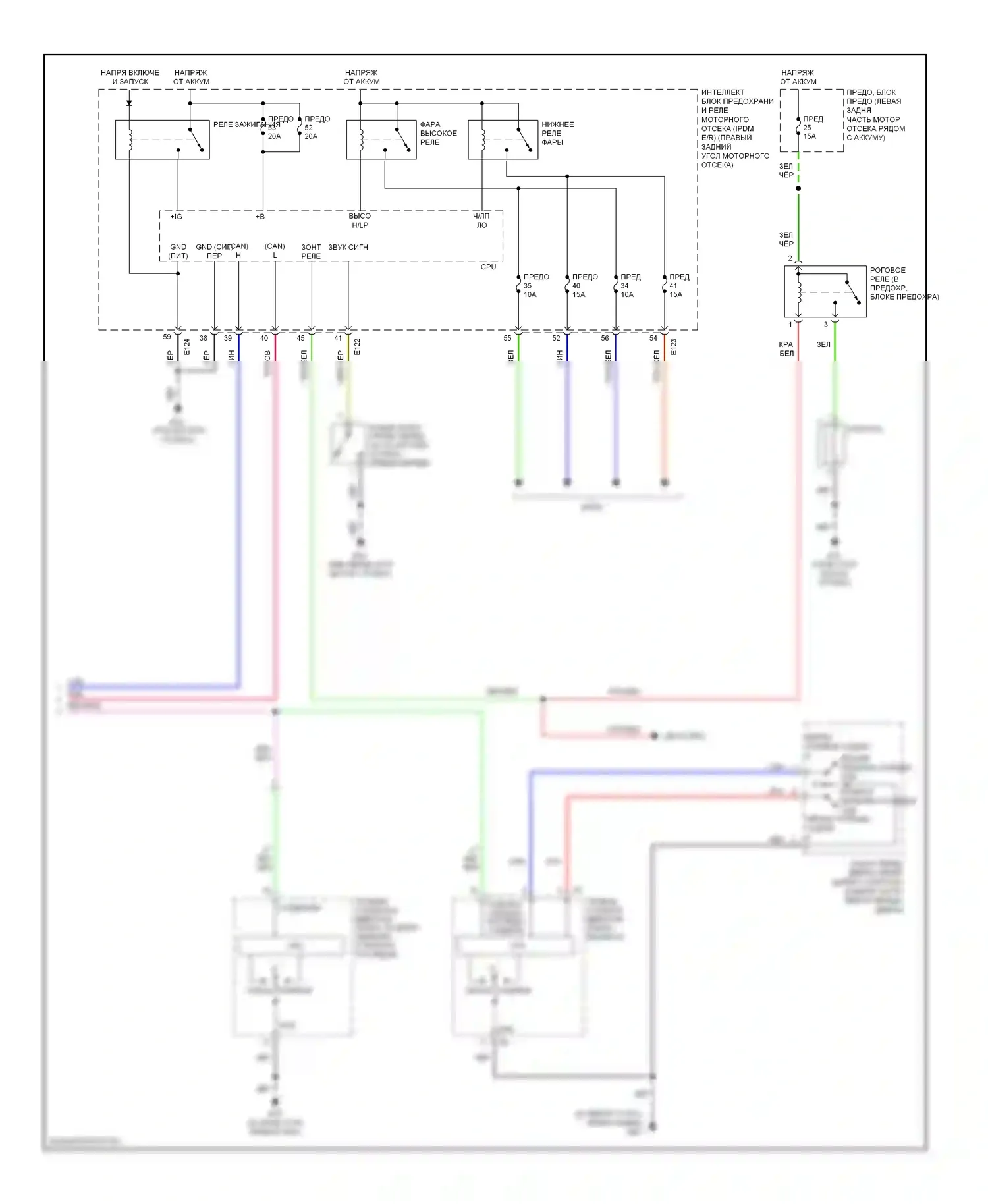 Сигнализация — Электросхема защиты от взлома — Электросхема защиты от взлома (2 из 2). Infiniti QX56 I (2004-2007)