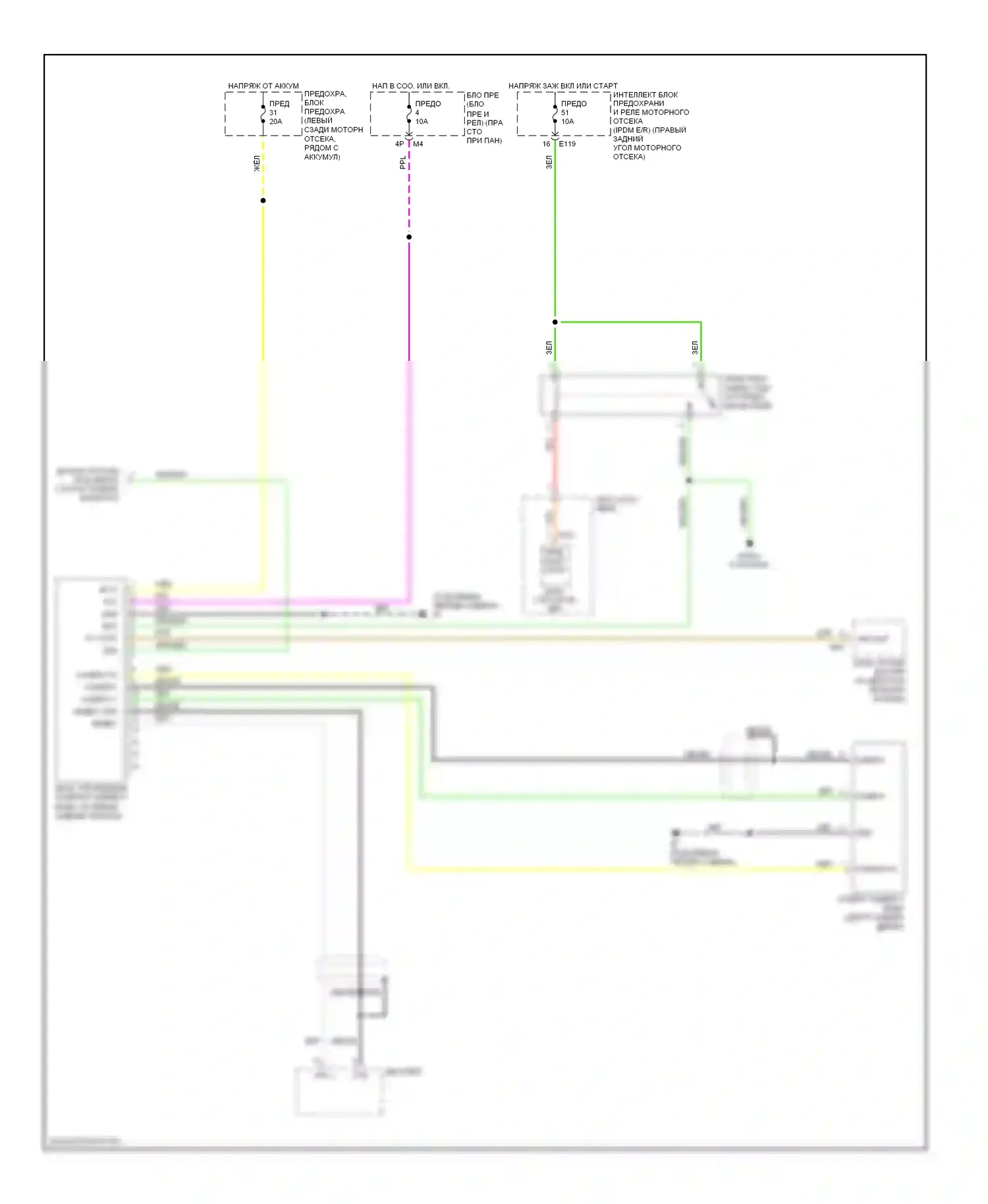 Системы помощи водителю — Электросхема задней камеры — Электросхема задней камеры. Infiniti QX56 I (2004-2007)
