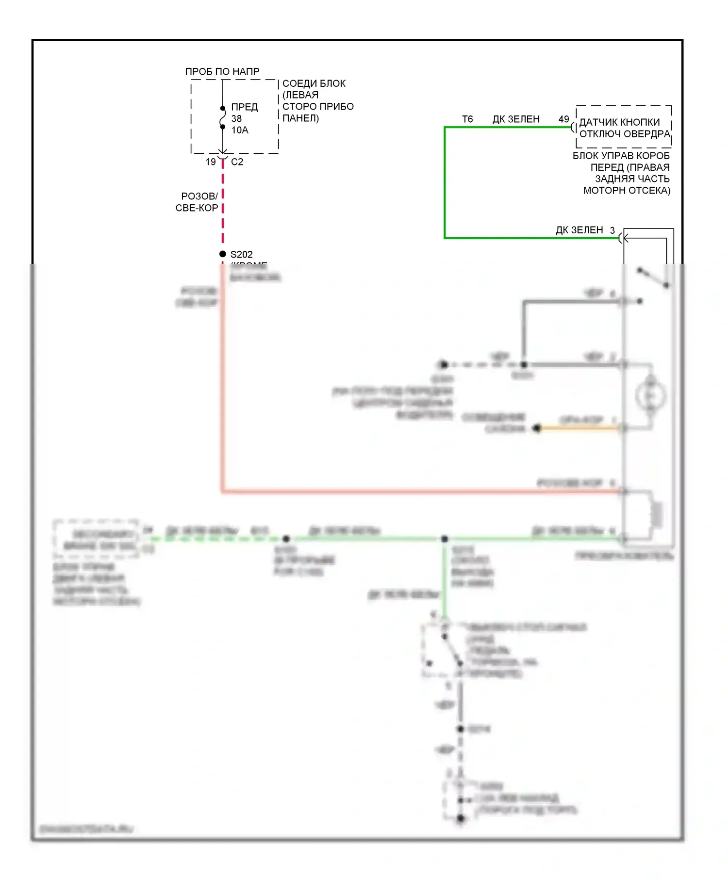 Переключатель блокировки 2.8л дизель — 2,8л дизельного топлива, электросхема блокировки селектора — 2,8л дизельного топлива, электросхема блокировки селектора. Jeep Liberty I (2001-2007)