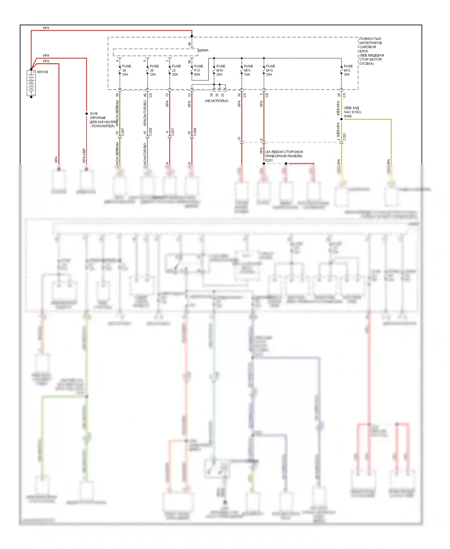 Блок предохранителей и реле — Электросхема блока предохранителей реле — Электросхема блока предохранителей реле (1 из 3). Jeep Liberty II (2007-2012)