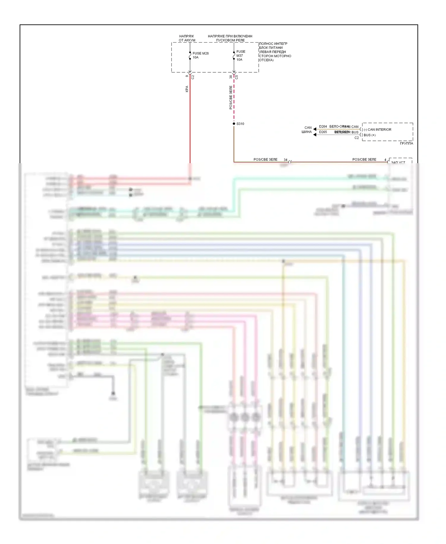 Круиз-контроль — Электросхема круиз-контроля — Электросхема круиз-контроля. Jeep Liberty II (2007-2012)