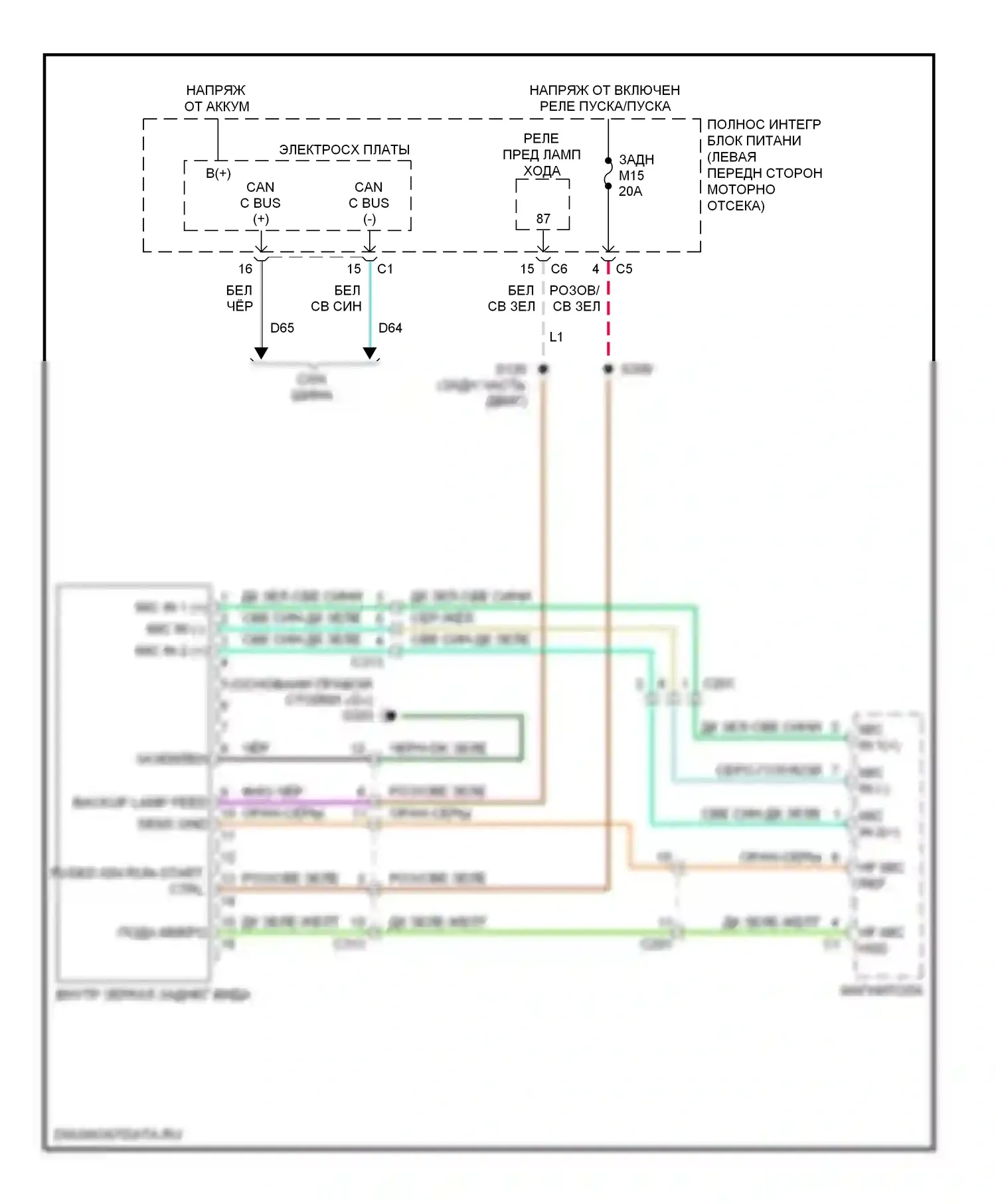 Управление зеркалами заднего вида — Автоматическая электросхема дневного/ночного зеркала, со свободными руками — Автоматическая электросхема дневного/ночного зеркала, со свободными руками. Jeep Liberty II (2007-2012)