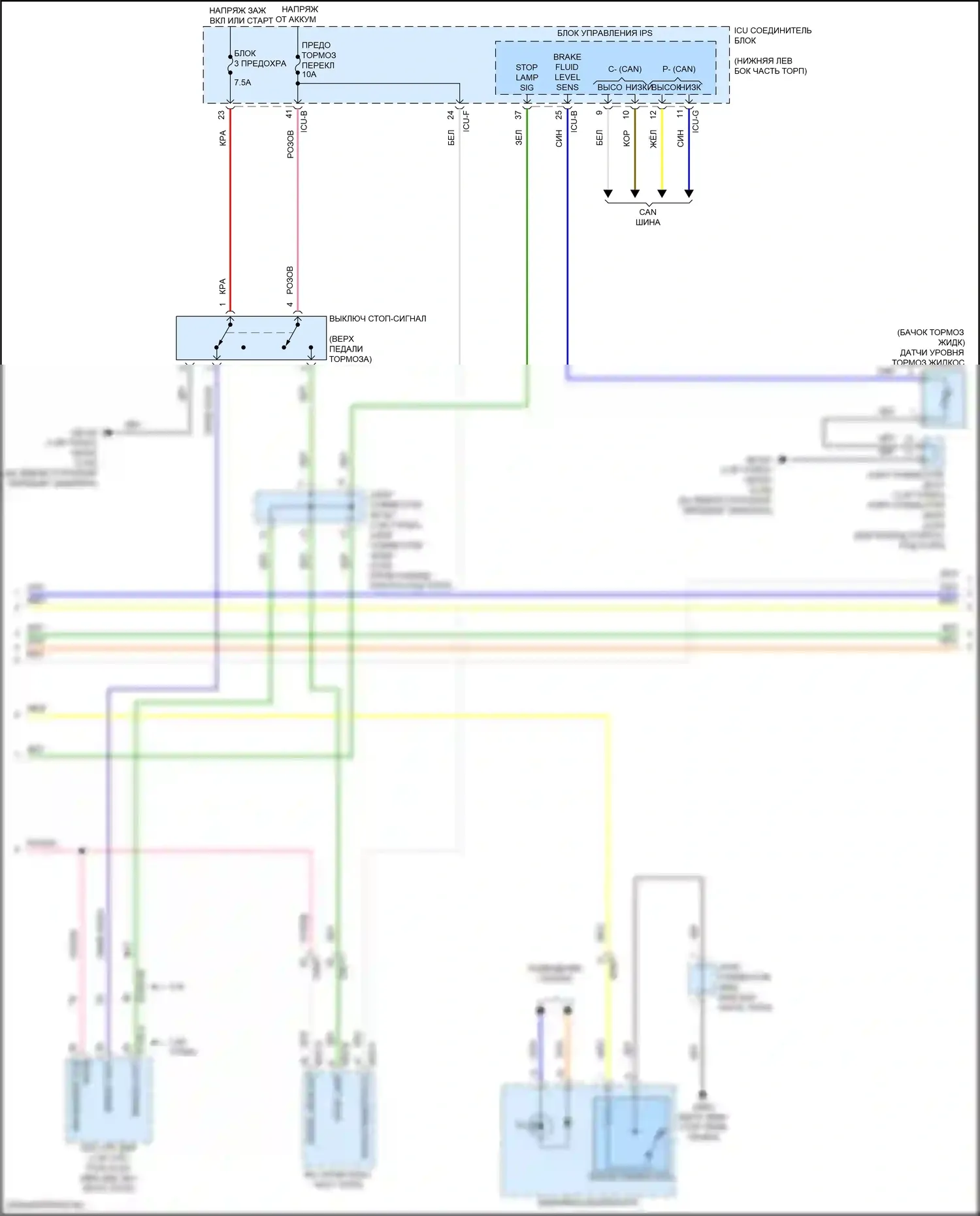 Антиблокировочная система abs — Антиблокировочная электросхема тормозов, с epb — Антиблокировочная электросхема тормозов, с epb (2 из 3). Kia Forte III рестайлинг (2021-2024)