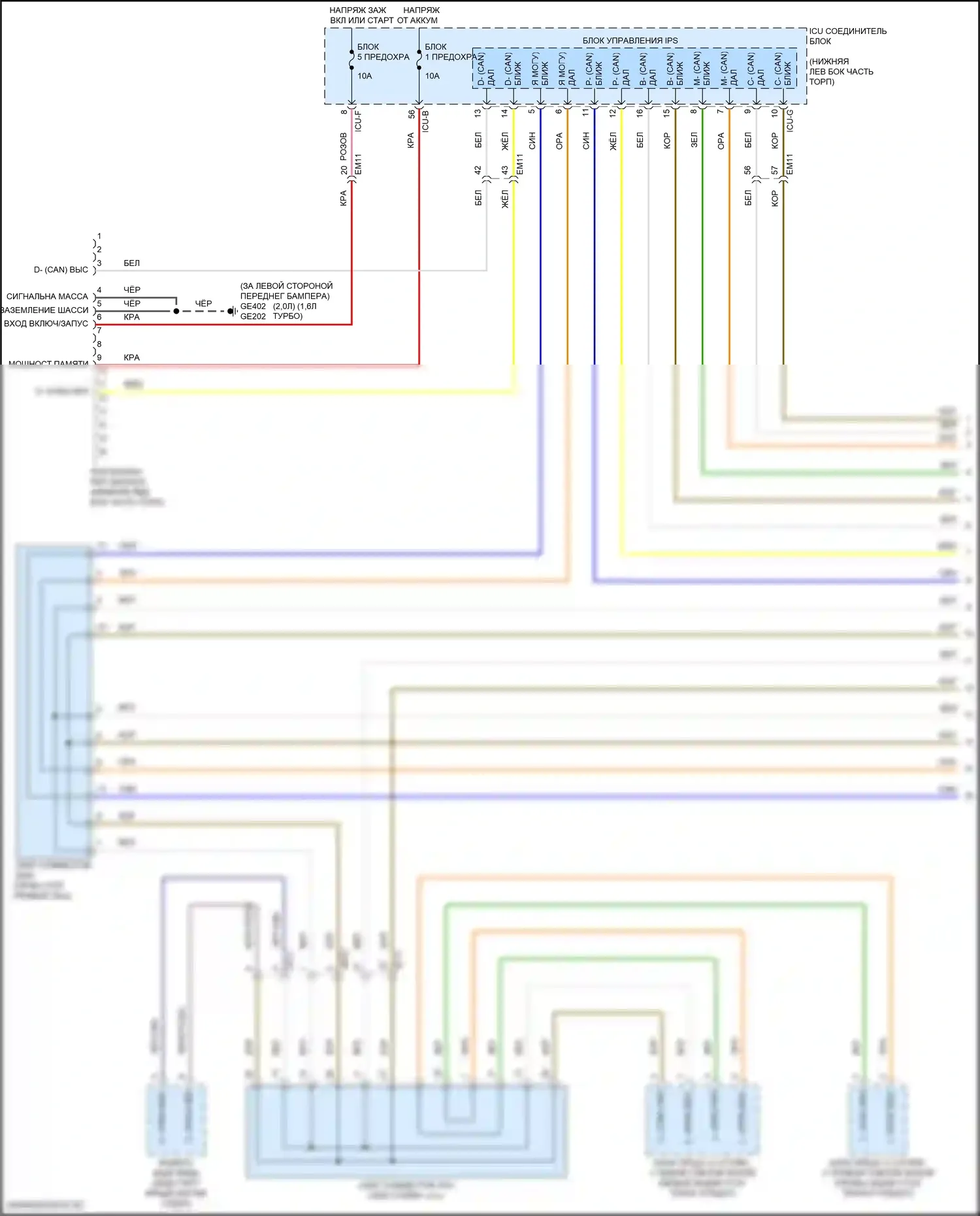 Can шина — Can шина электросхема — Can шина электросхема (1 из 3). Kia Forte III рестайлинг (2021-2024)