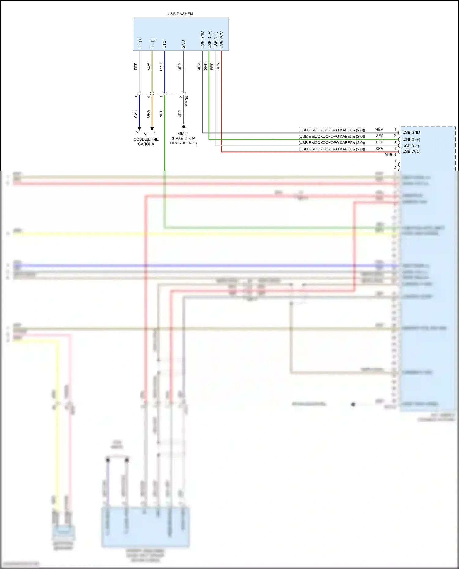 Магнитола — Электросхема радиосистемы, с навигацией и усилителем — Электросхема радиосистемы, с навигацией и усилителем (4 из 4). Kia Forte III рестайлинг (2021-2024)