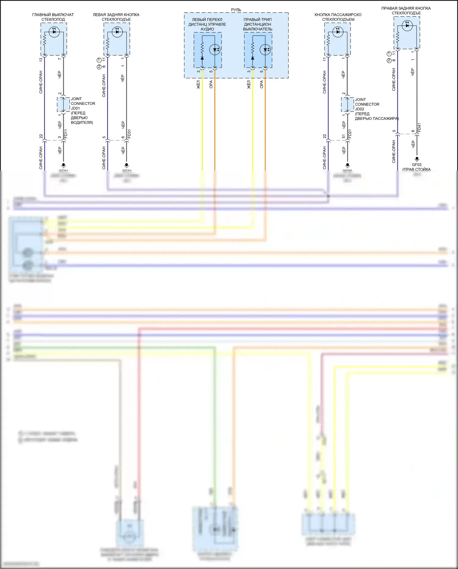 Освещение салона — Электросхема подсветки приборной панели — Электросхема подсветки приборной панели (2 из 4). Kia Forte III рестайлинг (2021-2024)