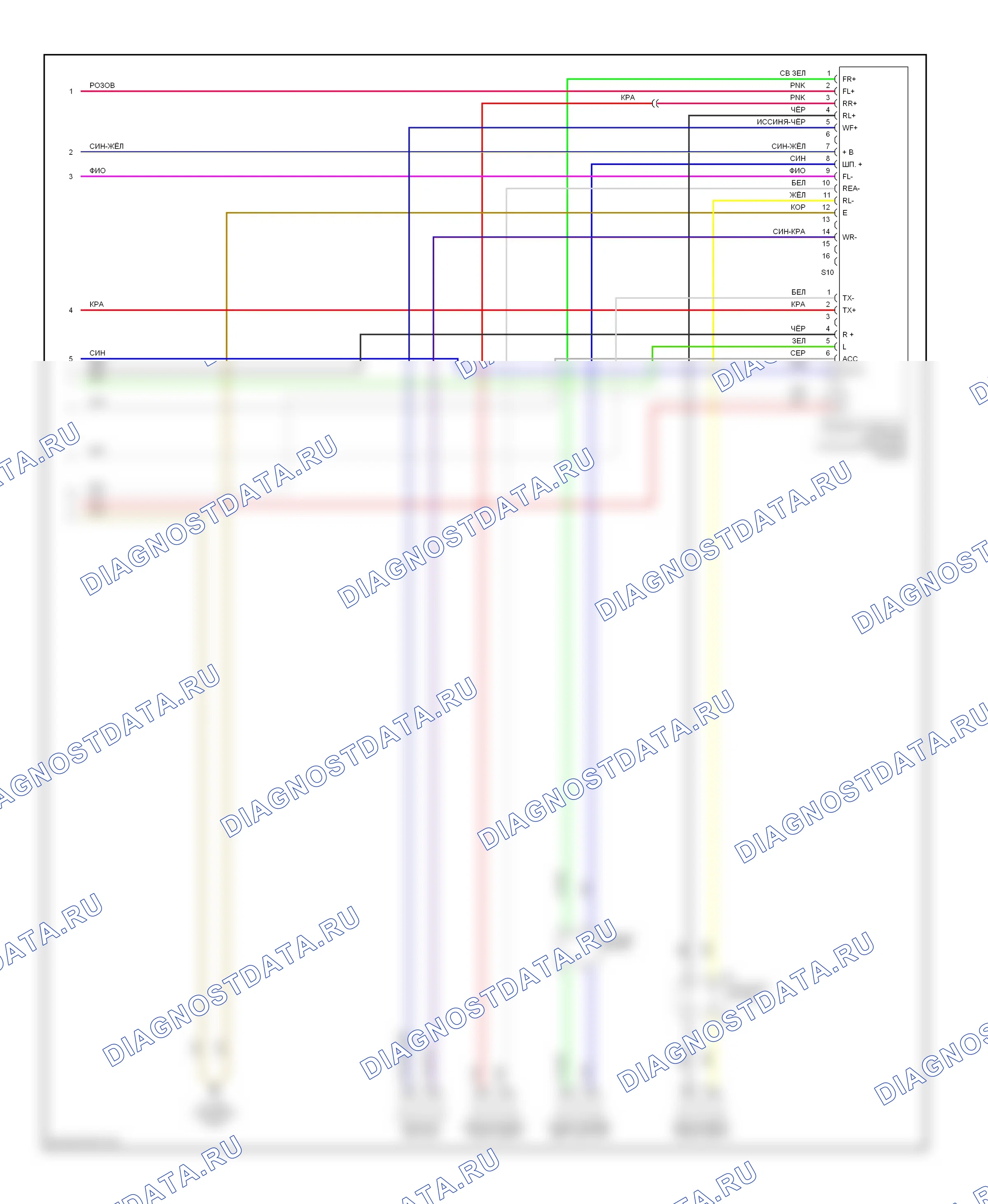 Магнитола — Магнитола электросхем, без отметки levinson, с навигацией, без телефона — Магнитола электросхем, без отметки levinson, с навигацией, без телефона (2 из 2). Lexus ES XV30 (2001-2003)